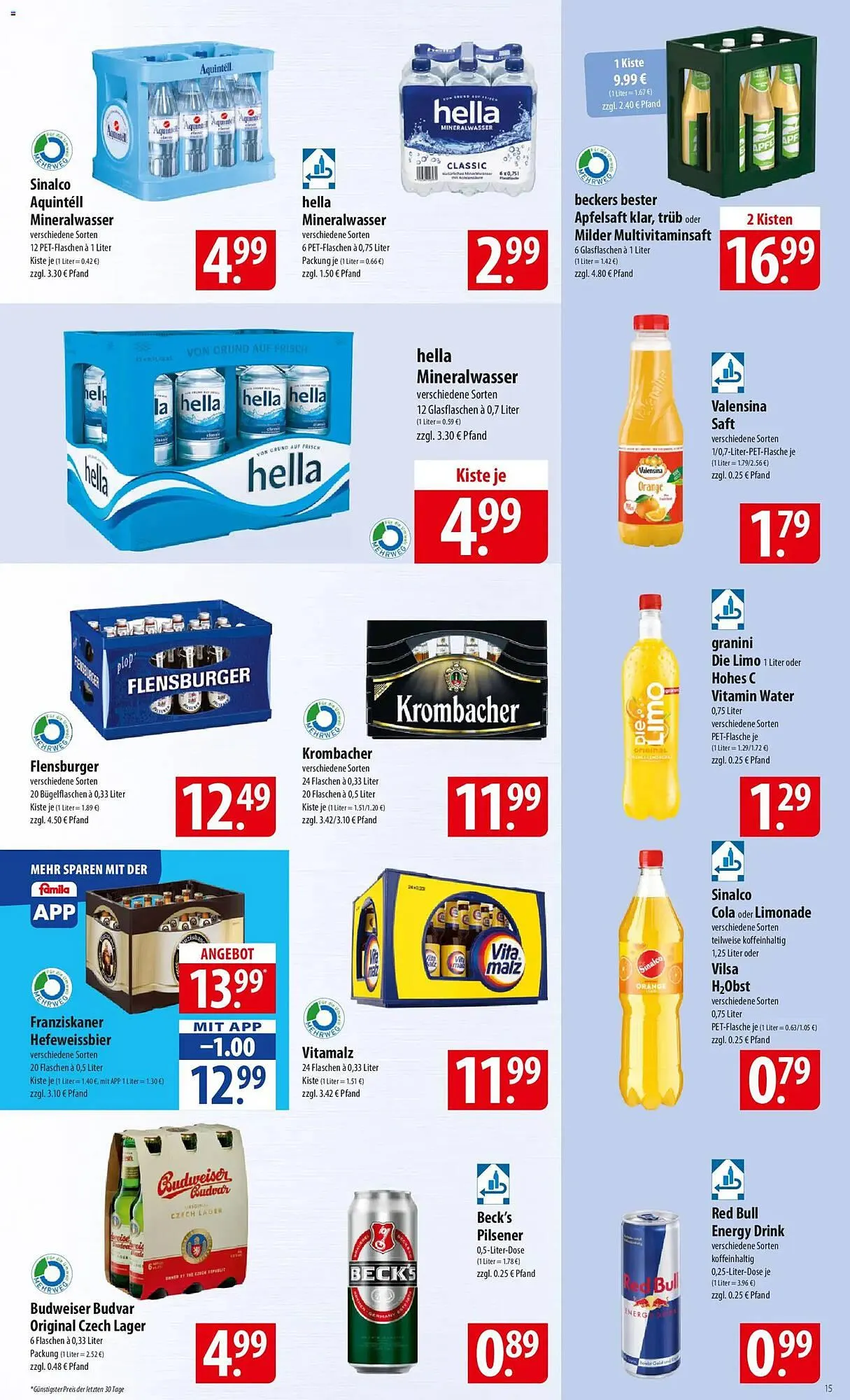 Famila Nord Ost Prospekt von 3. November bis 8. November 2025 - Prospekt seite 15