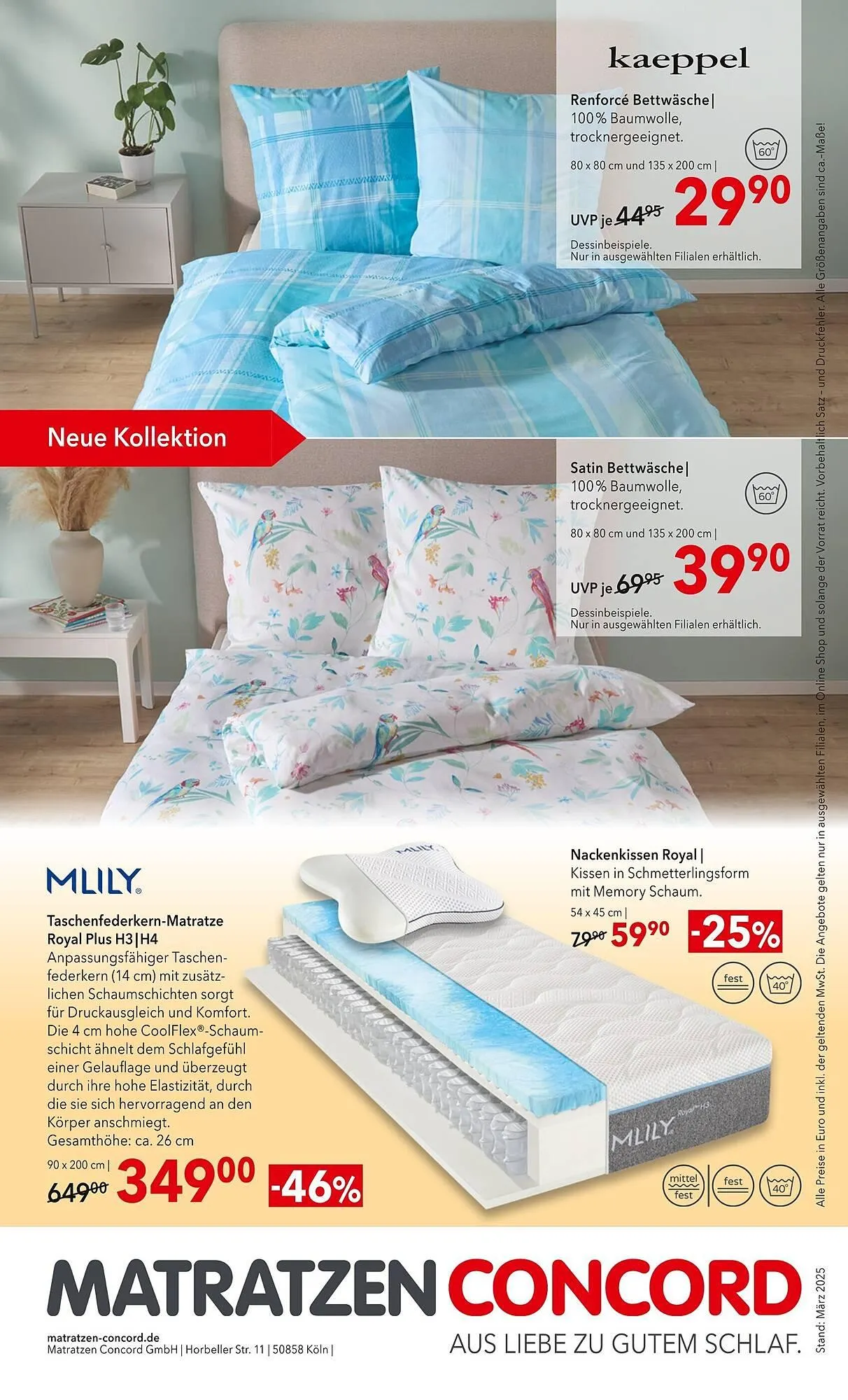 Matratzen Concord Prospekt von 26. März bis 29. April 2025 - Prospekt seite 8