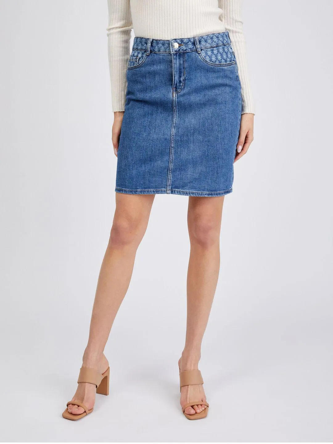 ORSAY kék női farmerszoknya