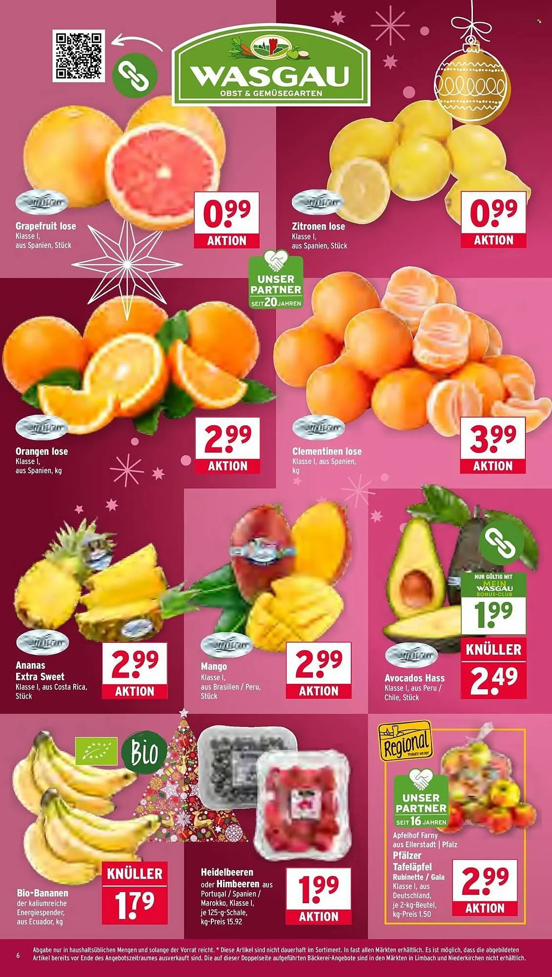 Wasgau Prospekt von 15. Dezember bis 20. Dezember 2025 - Prospekt seite 6