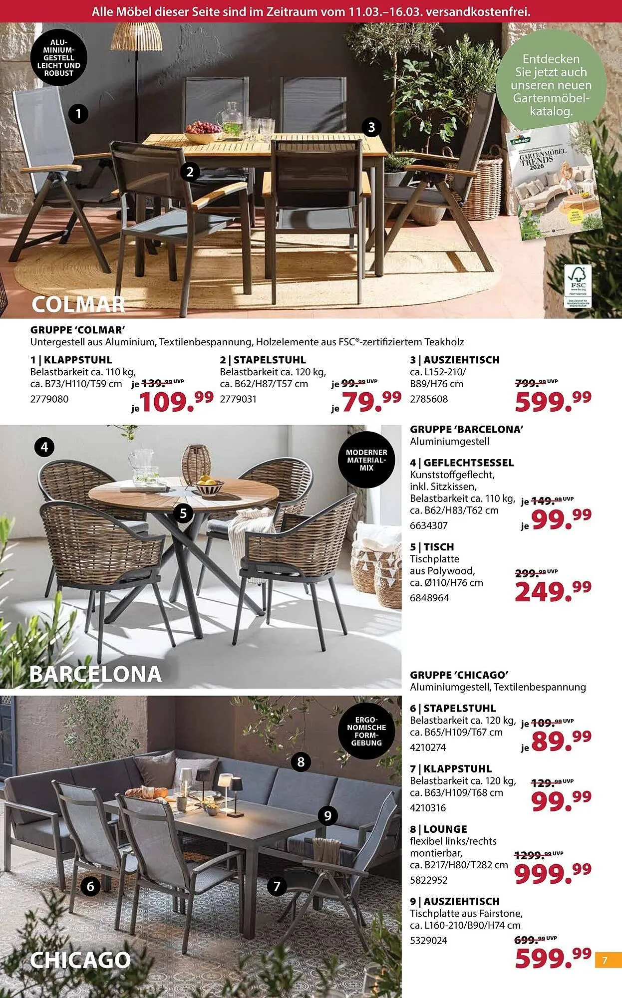 Dehner Prospekt von 11. März bis 16. März 2026 - Prospekt seite 7