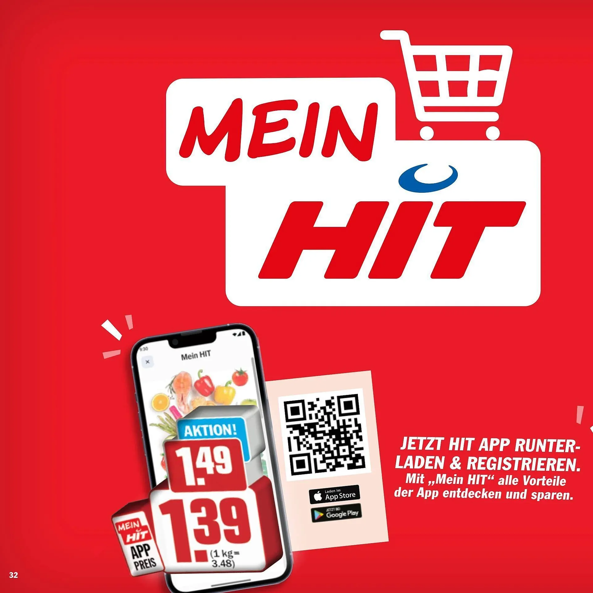 HIT Prospekt von 9. März bis 4. April 2026 - Prospekt seite 32