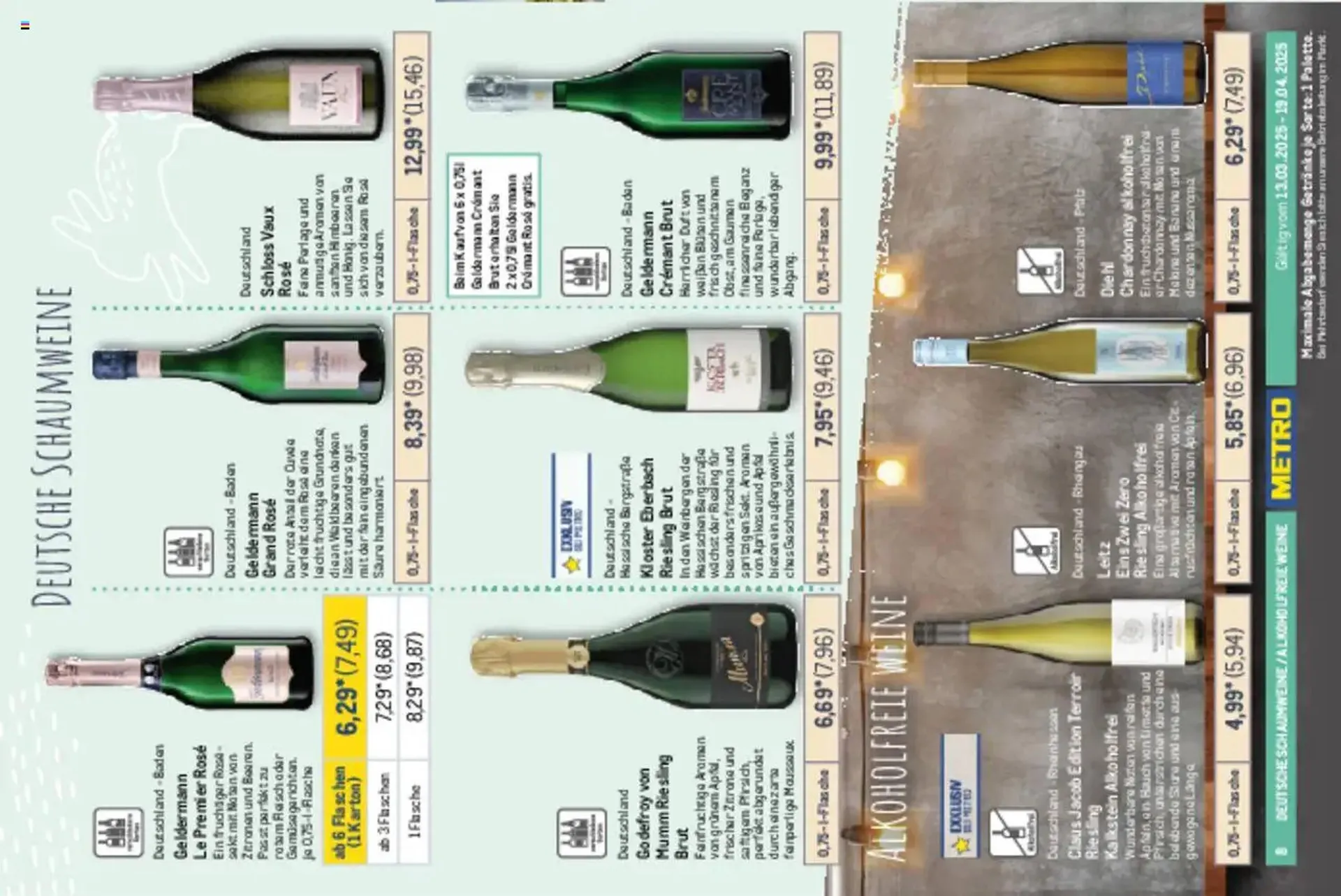 METRO Prospekt von 13. März bis 19. April 2025 - Prospekt seite 8