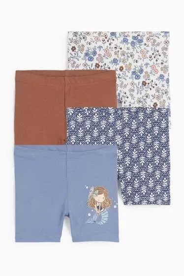 Multipack of 4 - mermaid - cycling shorts