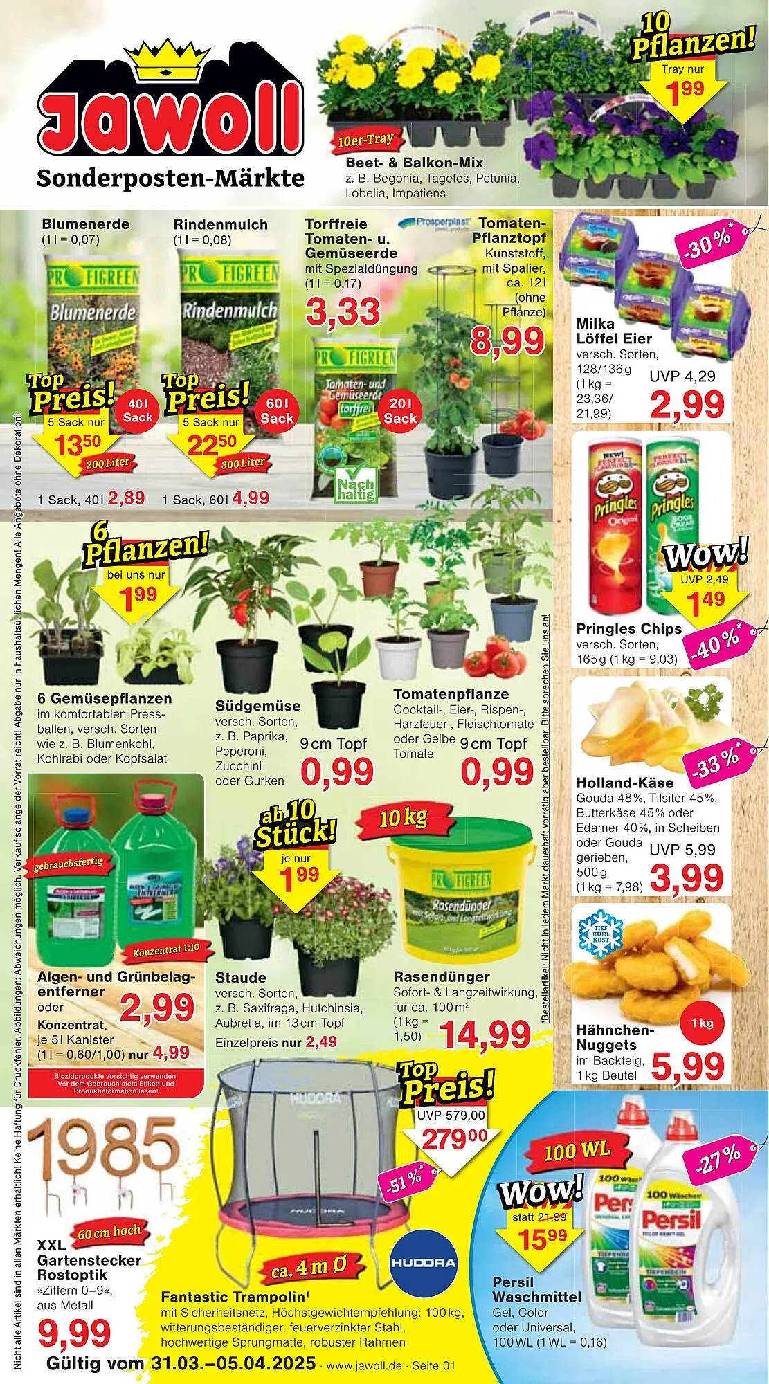 Jawoll Prospekt von 31. März bis 5. April 2025 - Prospekt seite 1