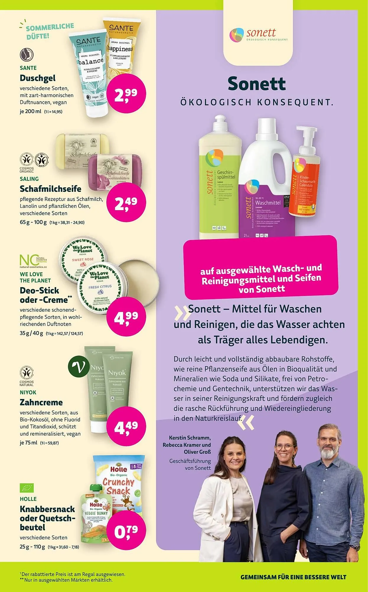 Aleco Biomarkt Prospekt von 30. Juli bis 12. August 2025 - Prospekt seite 11