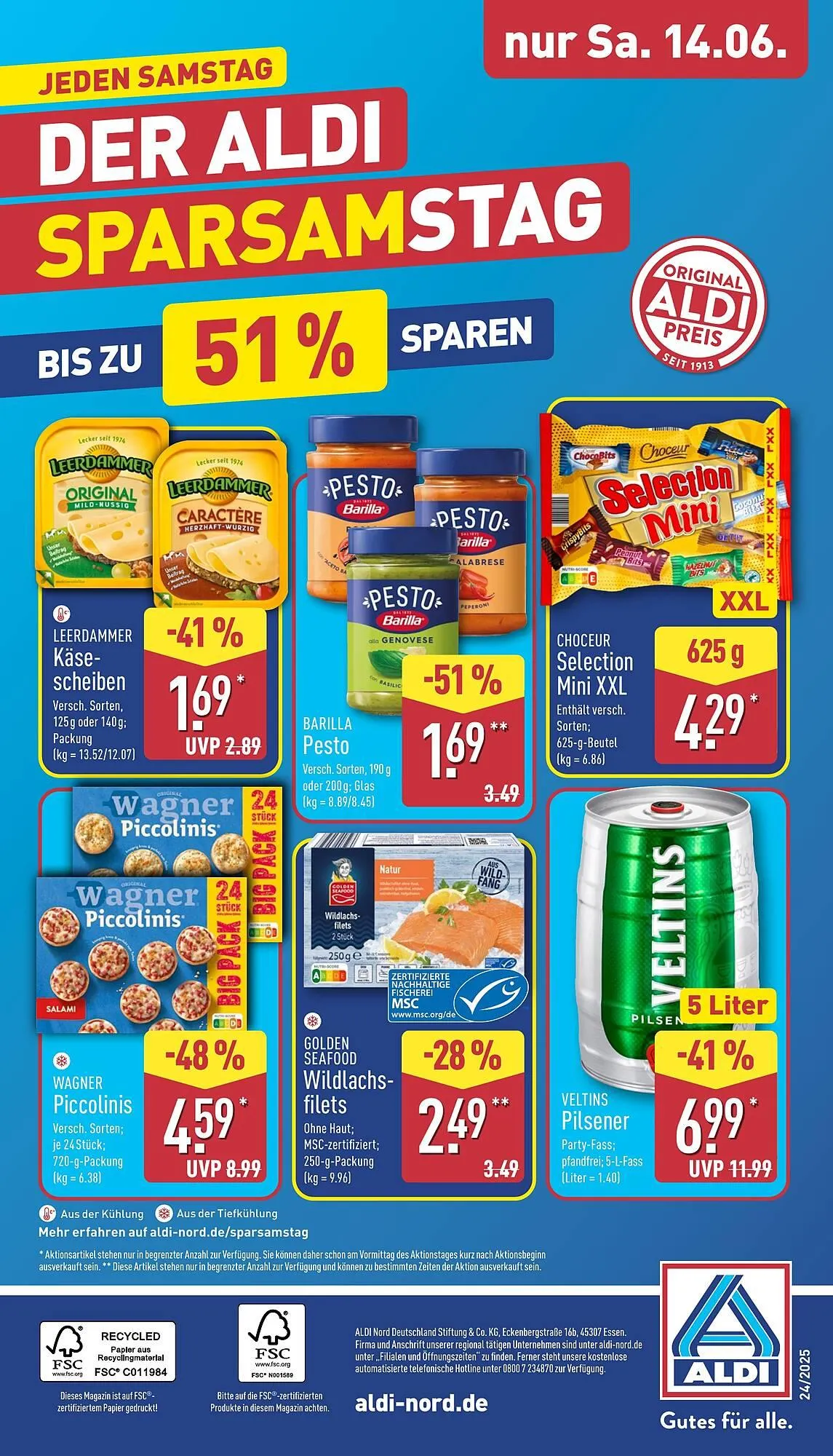 Aldi Nord Prospekt von 10. Juni bis 14. Juni 2025 - Prospekt seite 36