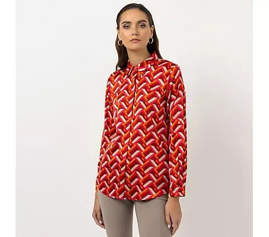 Wählen Sie Ihre Variante: STEFFEN SCHRAUT Bluse Bali Hemdkragen verdeckte Knopfleiste leger weit