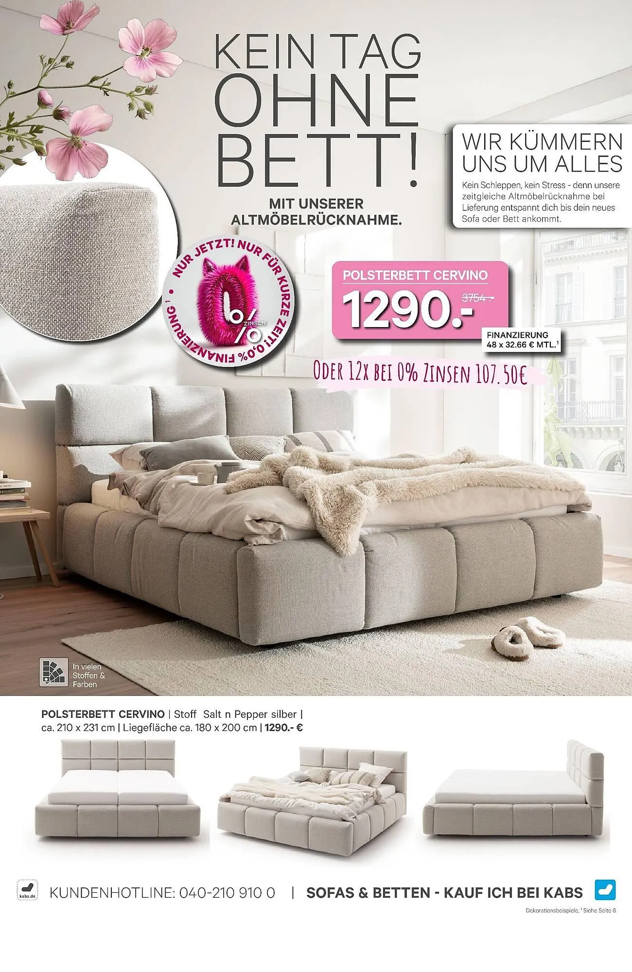 Kabs Polsterwelt Prospekt von 26. März bis 29. April 2026 - Prospekt seite 58