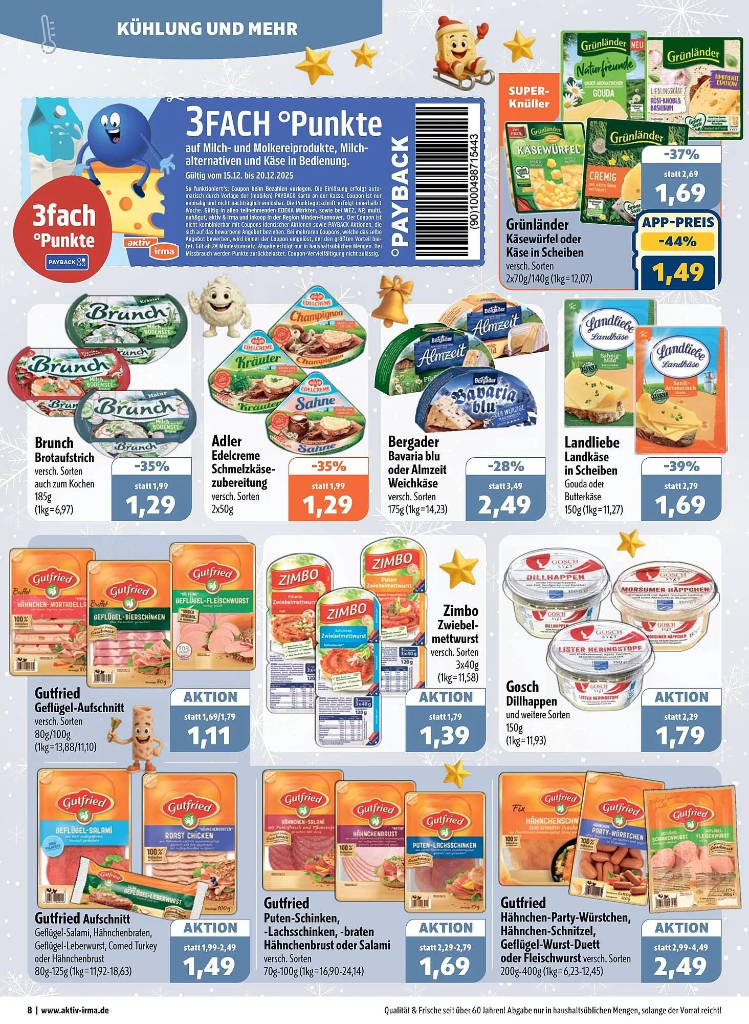 Aktiv Irma Prospekt von 15. Dezember bis 20. Dezember 2025 - Prospekt seite 8