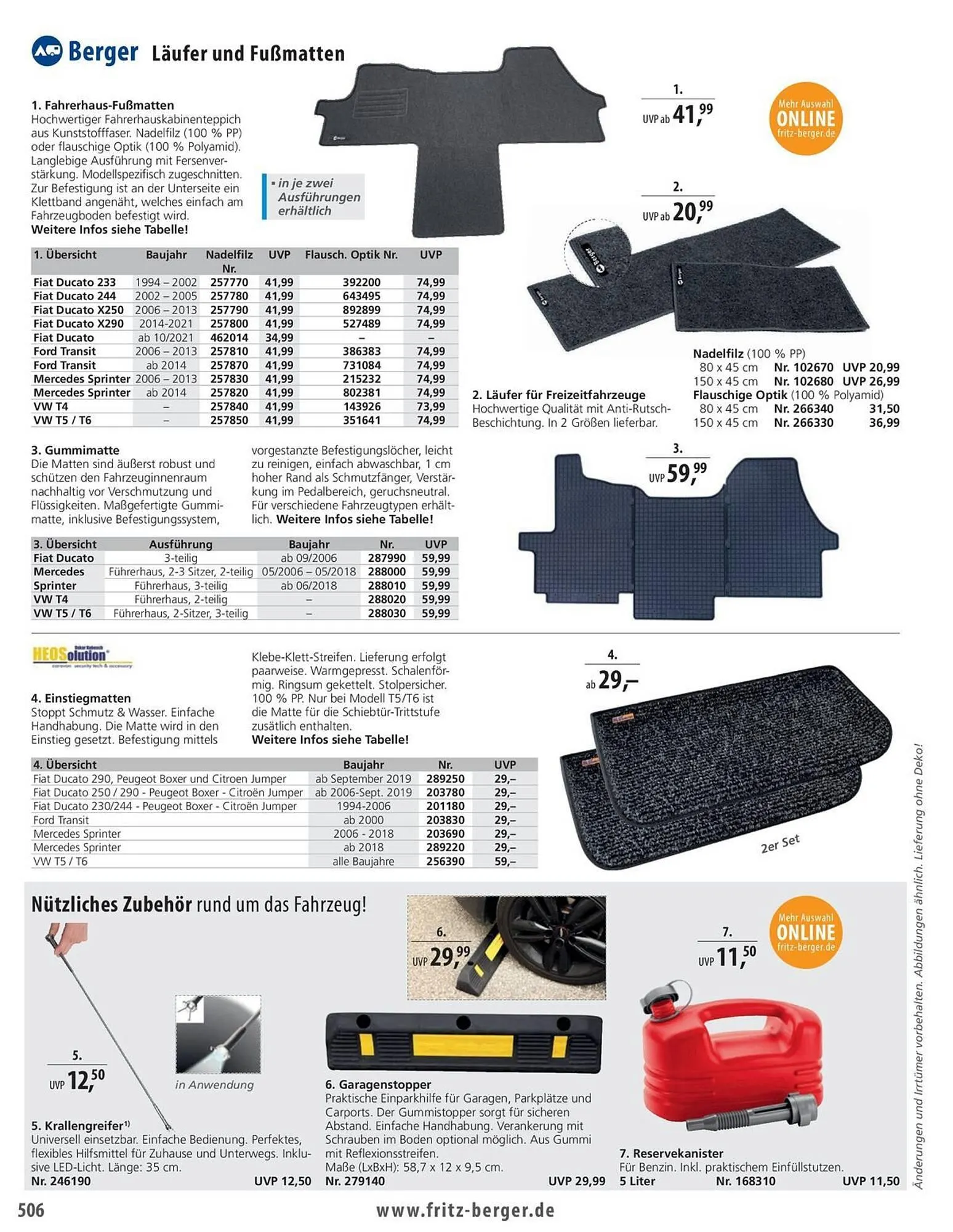 Fritz Berger Prospekt von 27. Mai bis 31. Dezember 2025 - Prospekt seite 510