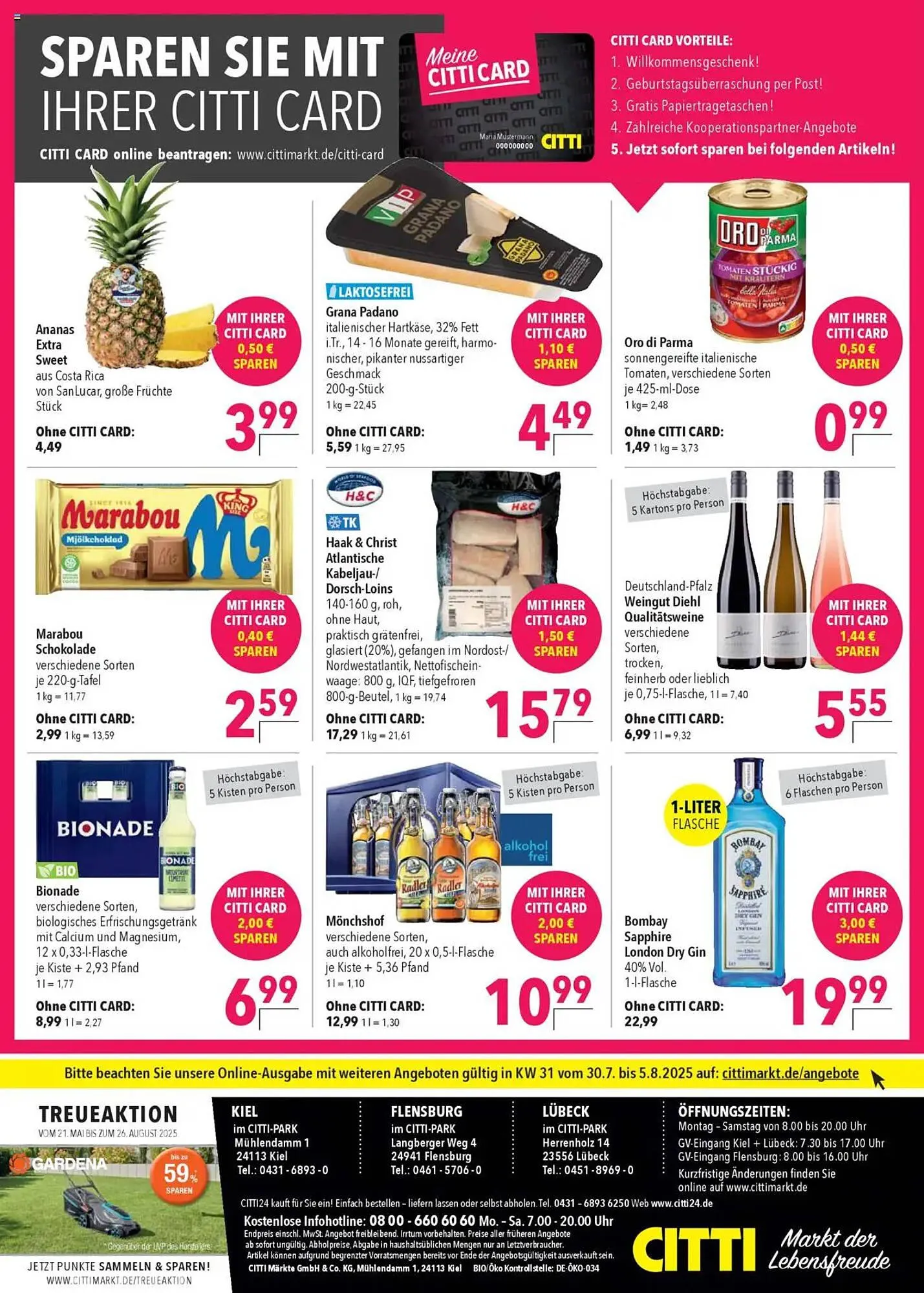 CITTI Markt Prospekt von 30. Juli bis 5. August 2025 - Prospekt seite 28
