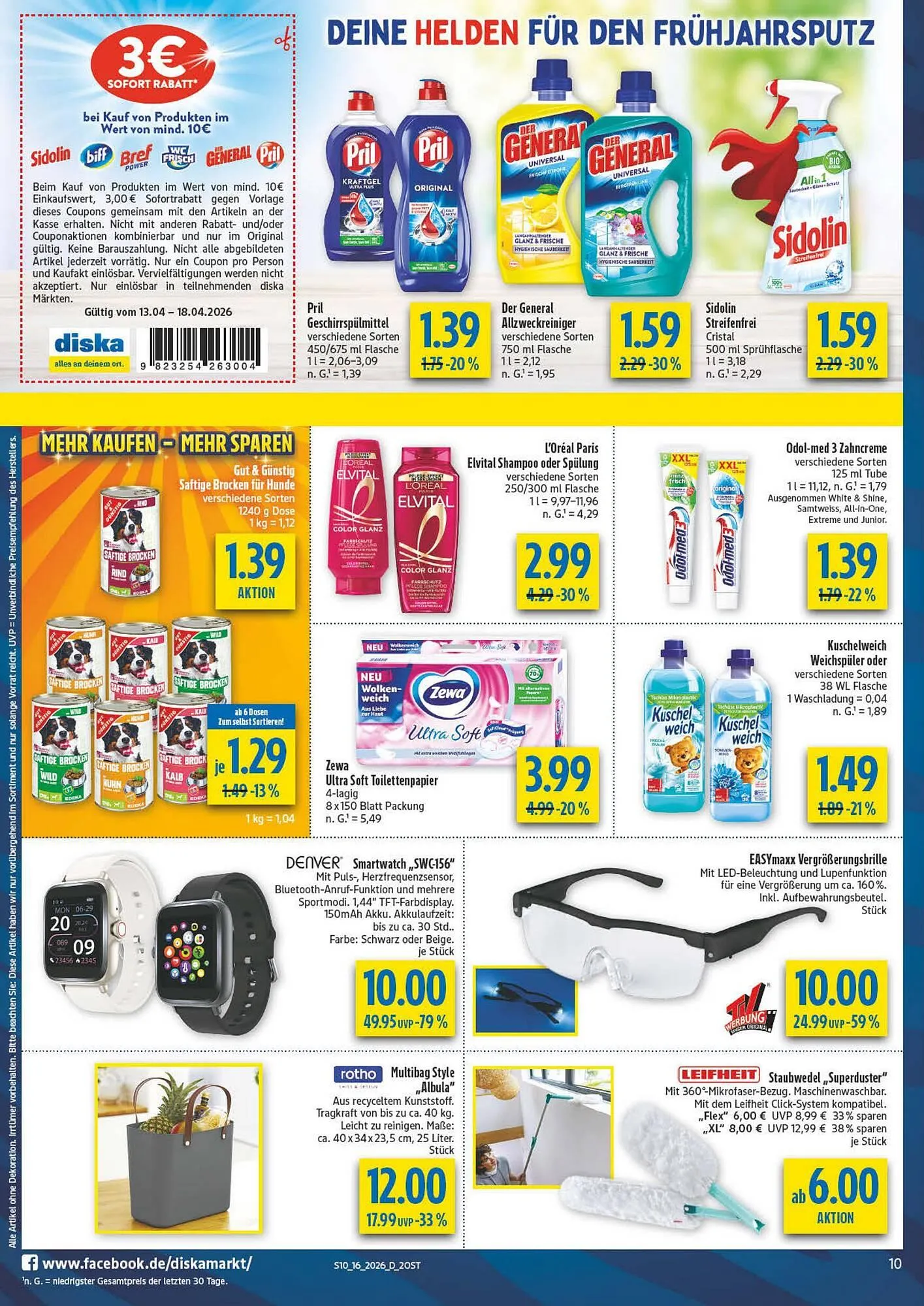 Diska Prospekt von 13. April bis 18. April 2026 - Prospekt seite 10