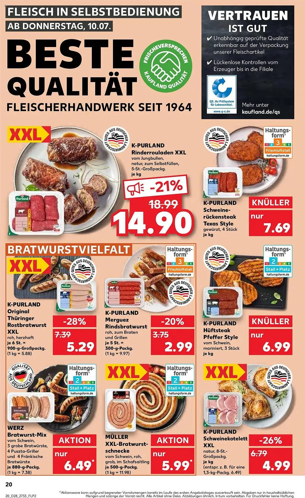 Kaufland Prospekt von 10. Juli bis 16. Juli 2025 - Prospekt seite 20
