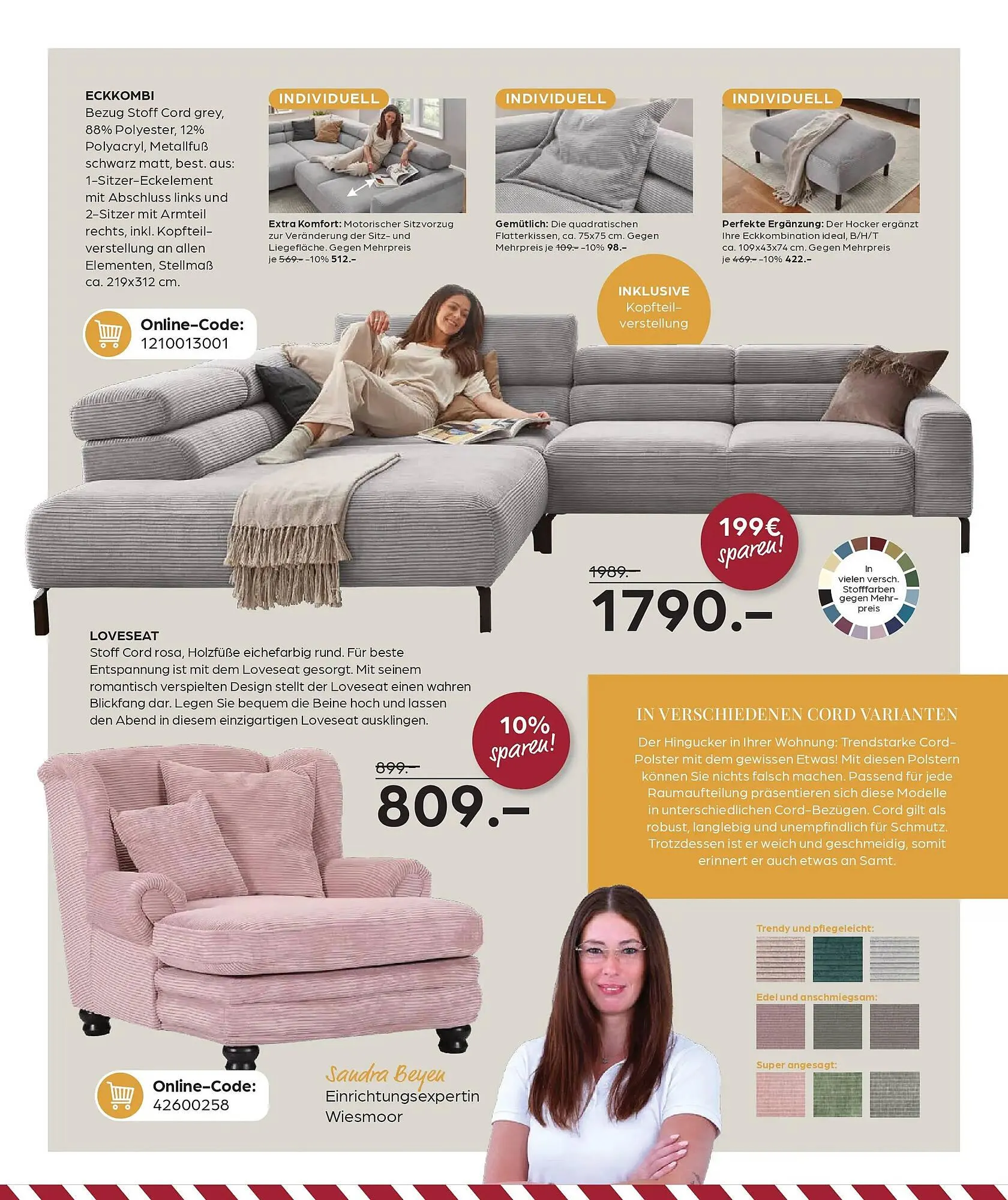 Kabs Polsterwelt Prospekt von 26. Dezember bis 12. Januar 2026 - Prospekt seite 15