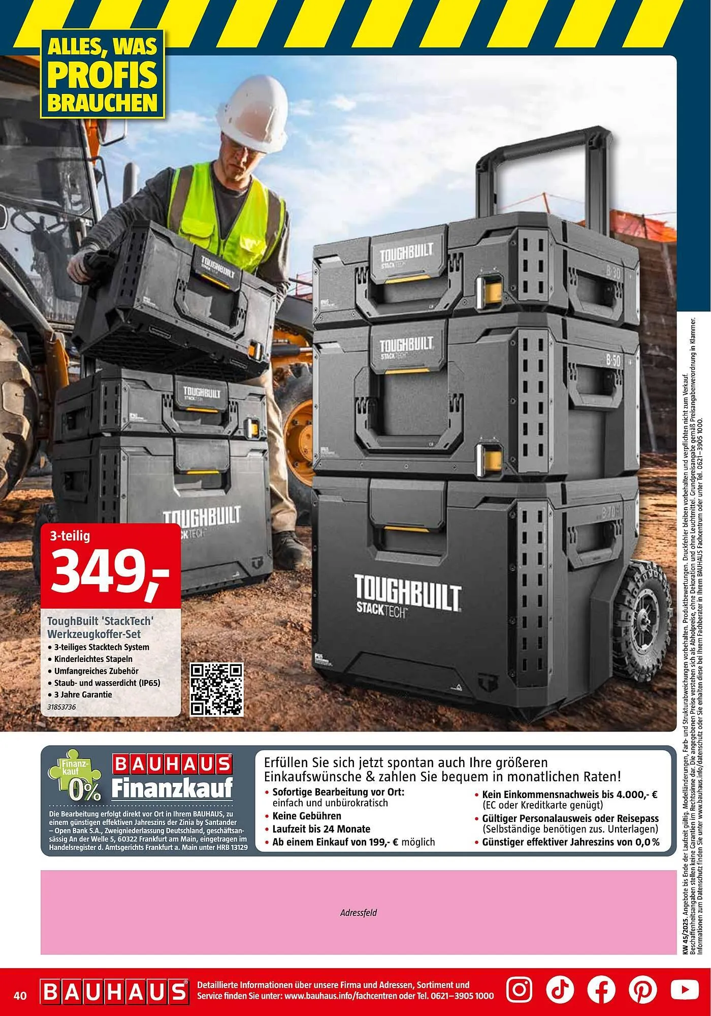 Bauhaus Prospekt von 1. November bis 29. November 2025 - Prospekt seite 40