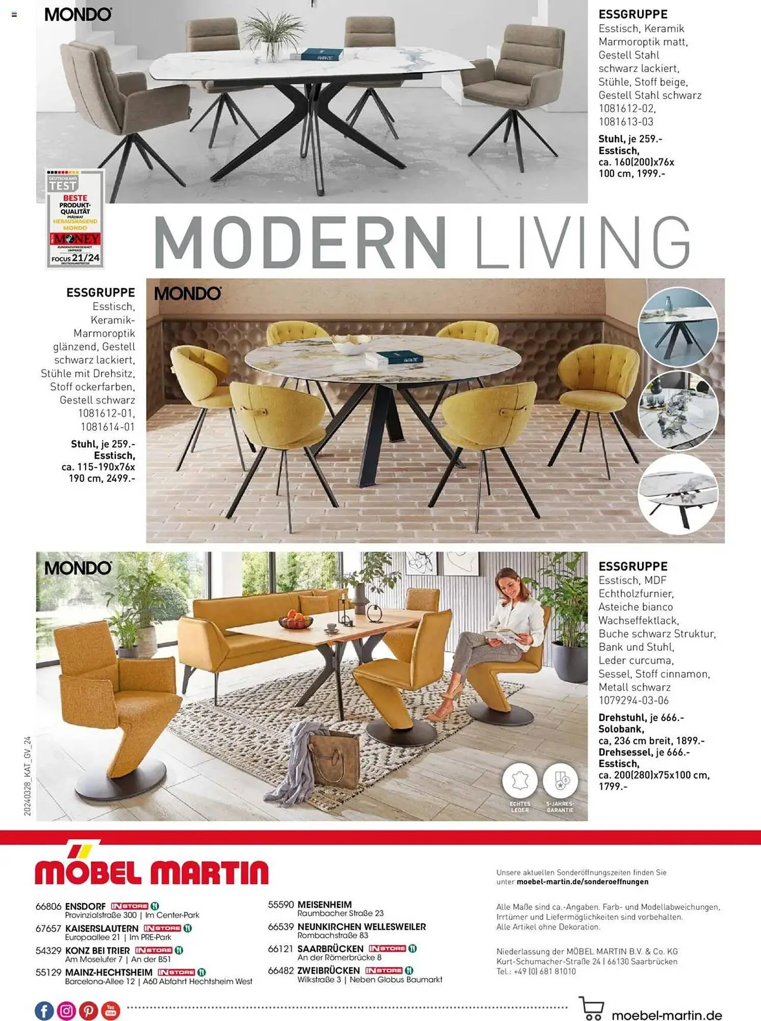 Möbel Martin Prospekt von 20. März bis 27. März 2025 - Prospekt seite 24
