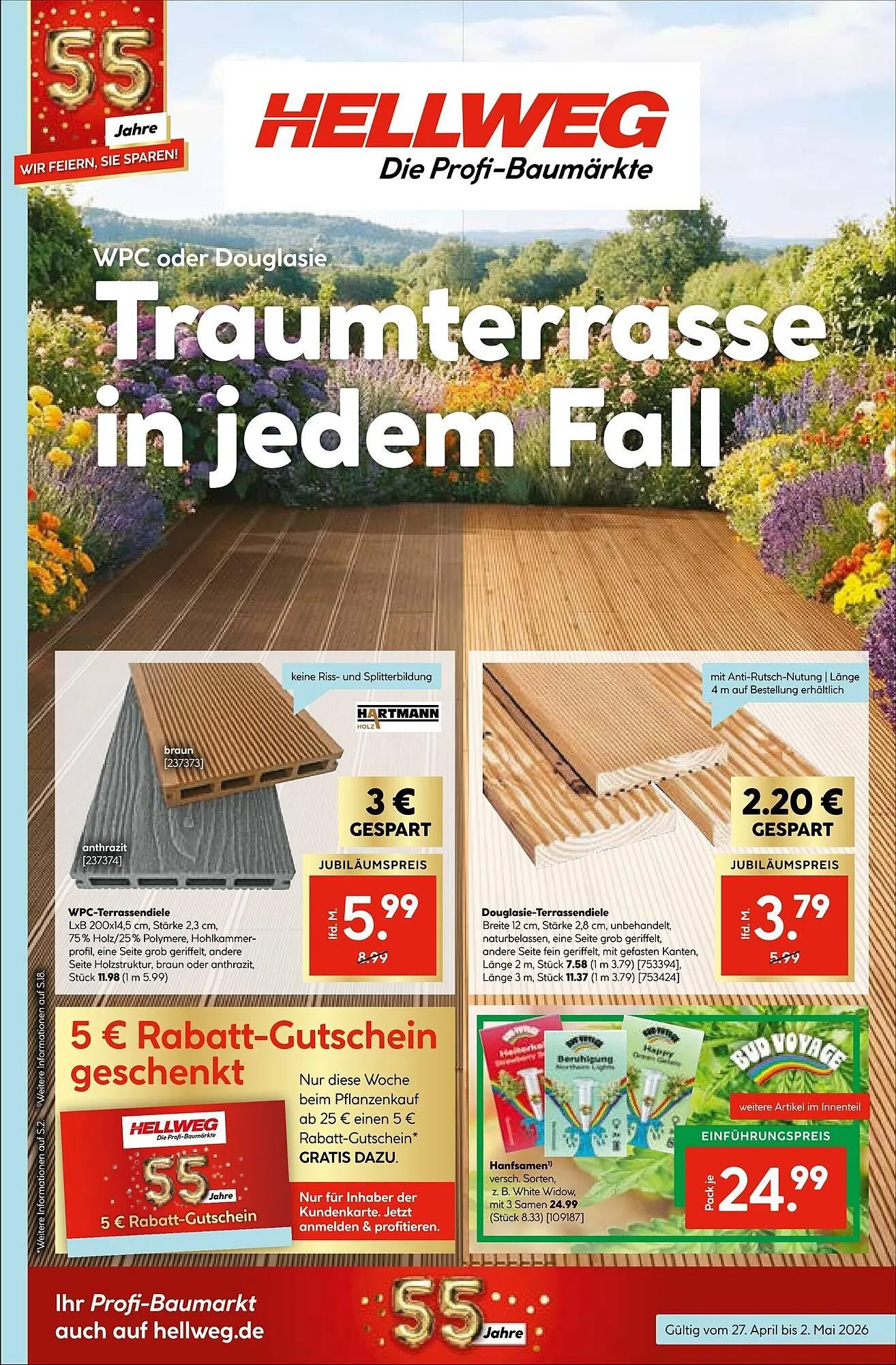 Hellweg Prospekt von 27. April bis 2. Mai 2026 - Prospekt seite 1