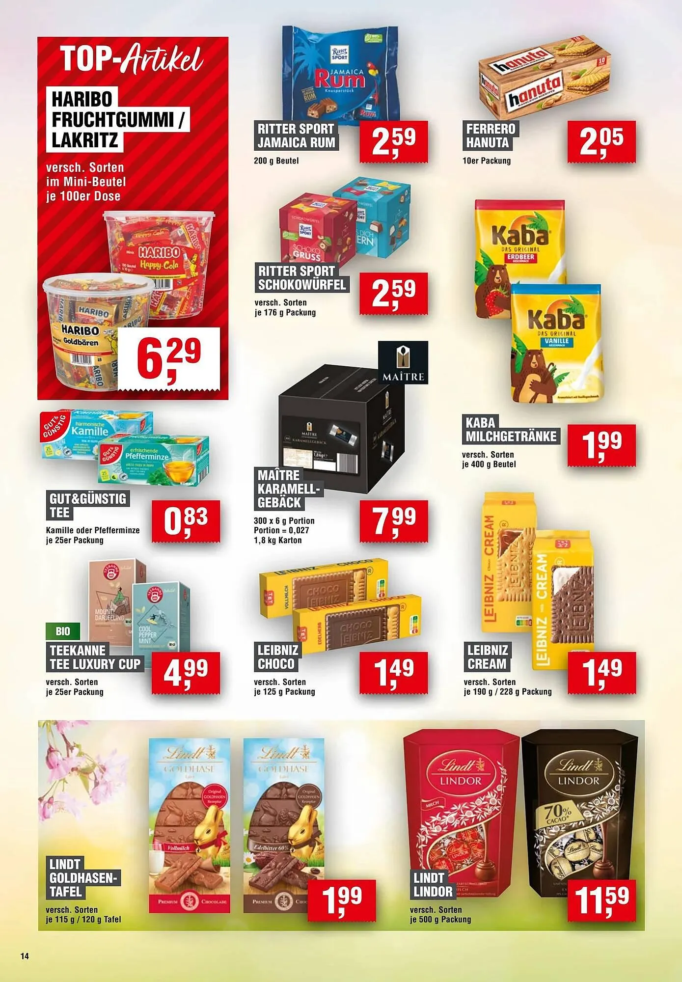 Handelshof Prospekt von 3. April bis 9. April 2025 - Prospekt seite 14