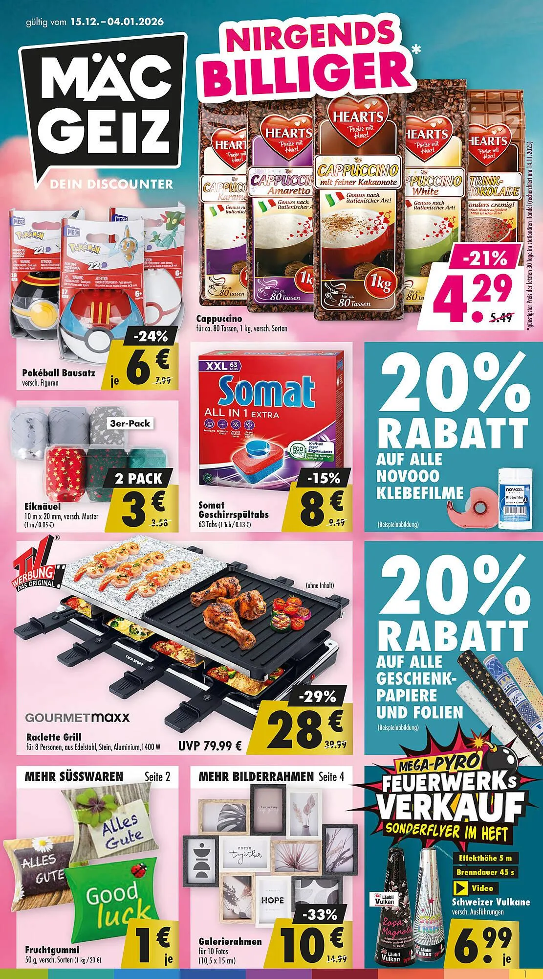 Mäc Geiz Prospekt von 15. Dezember bis 4. Januar 2026 - Prospekt seite 1