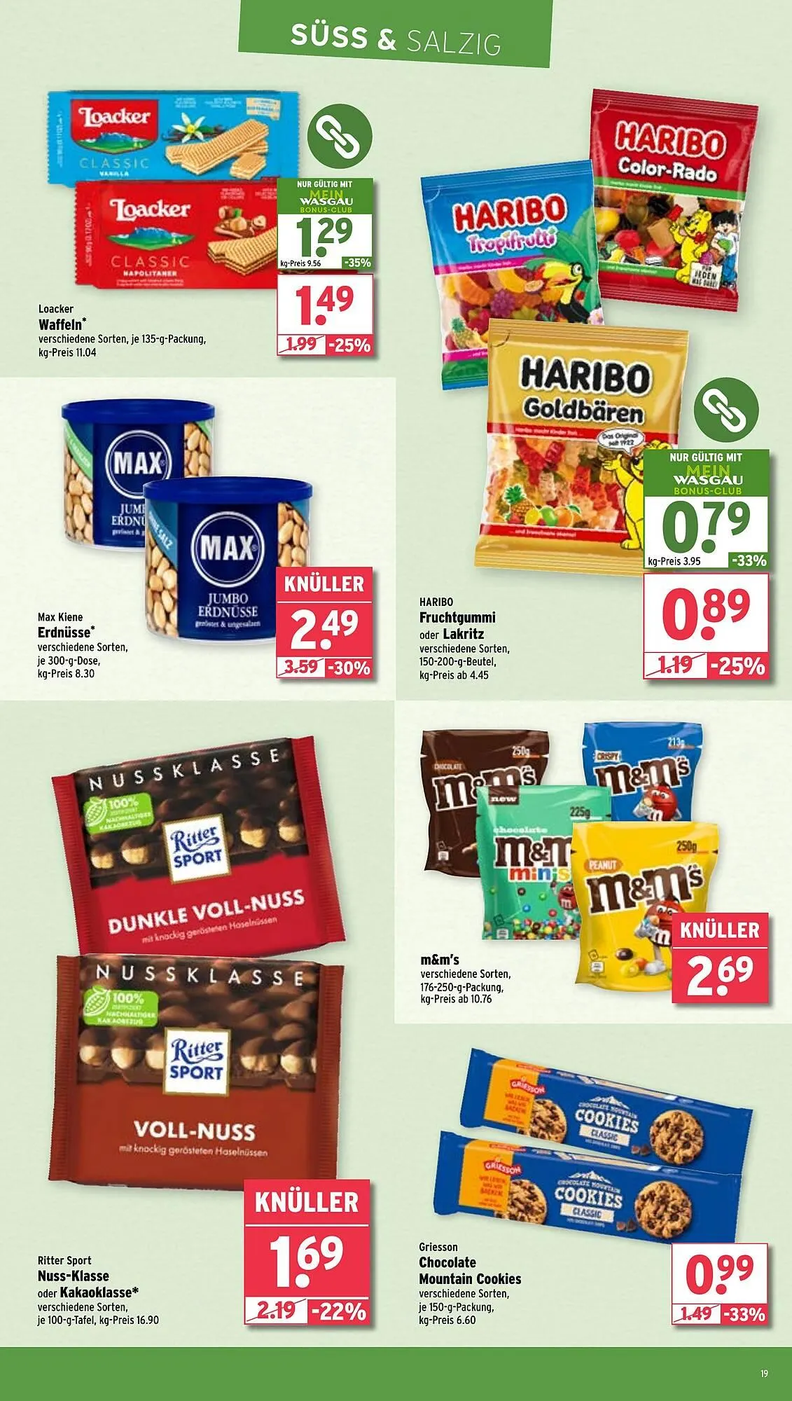 Wasgau Prospekt von 24. März bis 29. März 2025 - Prospekt seite 19