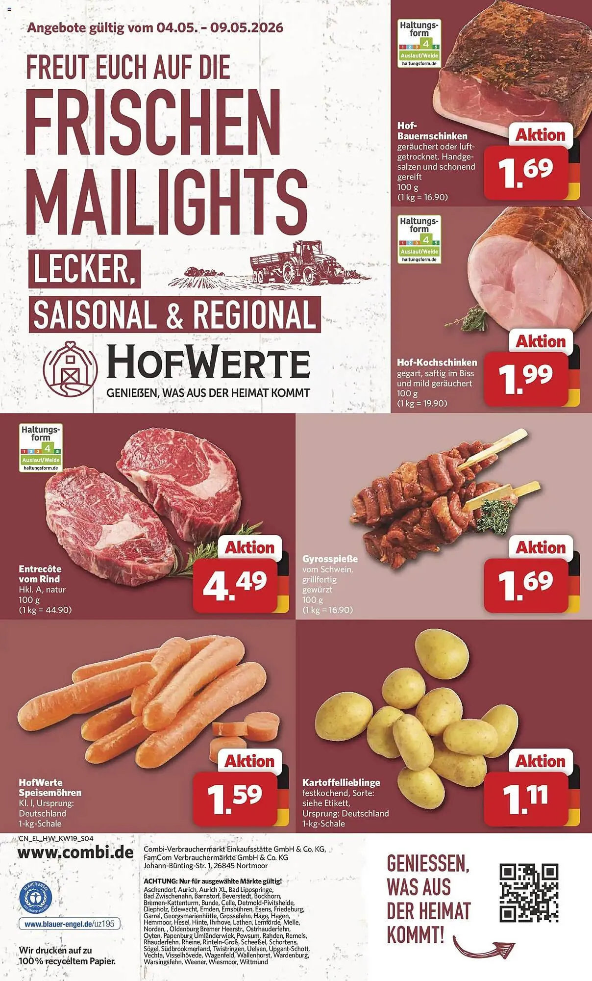Combi Magazin von 4. Mai bis 9. Mai 2026 - Prospekt seite 4