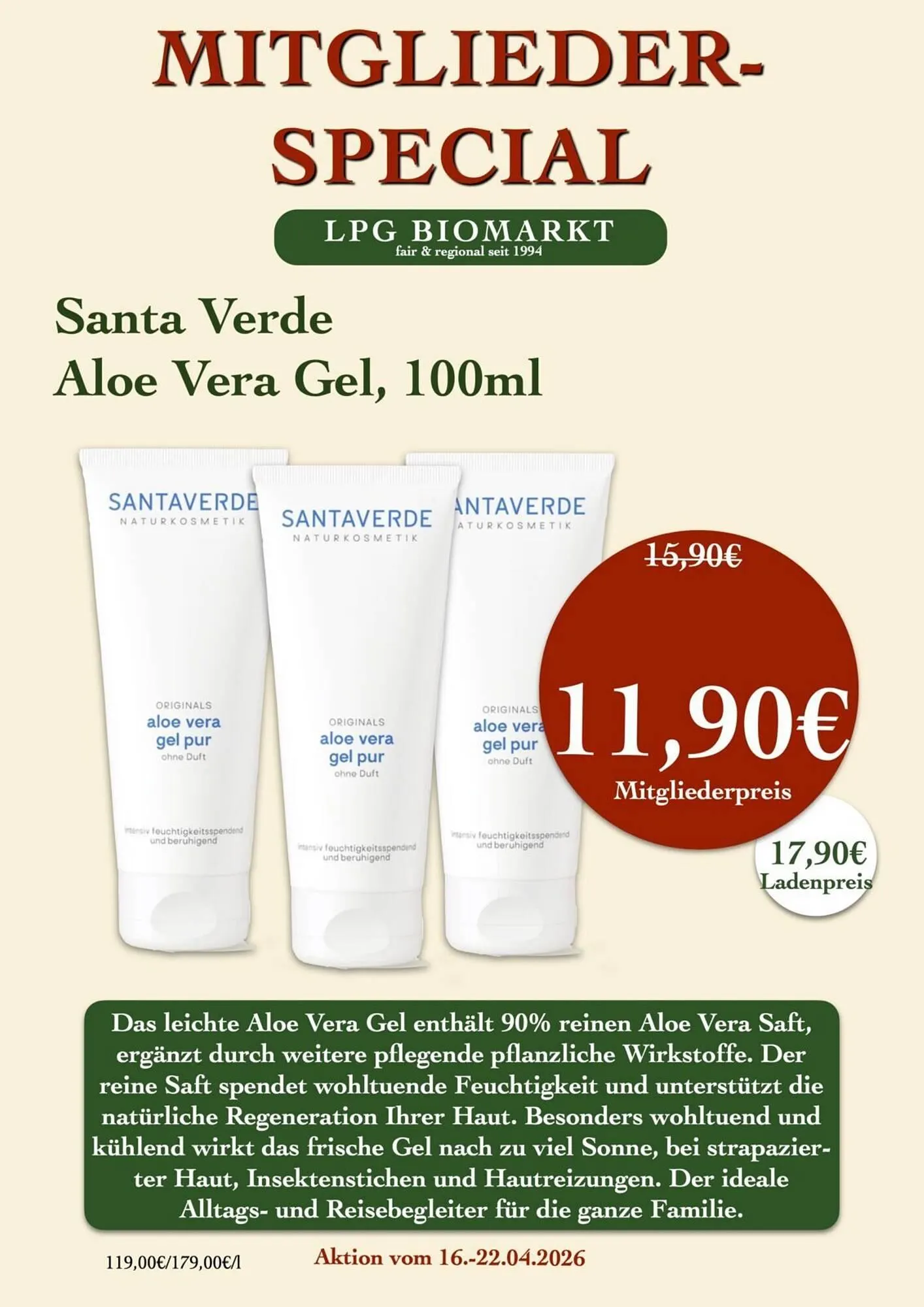 LPG Biomarkt Prospekt von 16. April bis 22. April 2026 - Prospekt seite 10