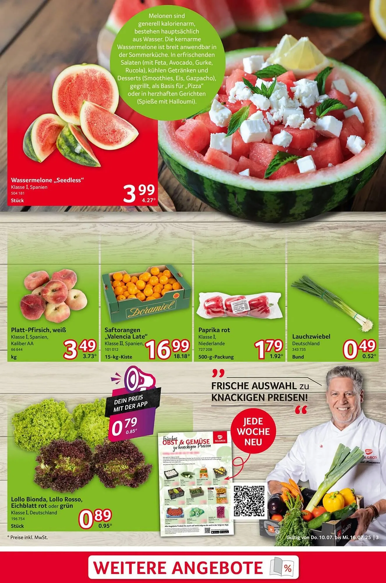 Selgros Prospekt von 10. Juli bis 17. Juli 2025 - Prospekt seite 3