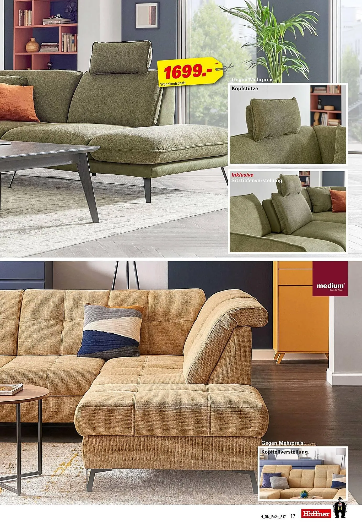 Höffner Prospekt von 30. Juli bis 12. August 2025 - Prospekt seite 17