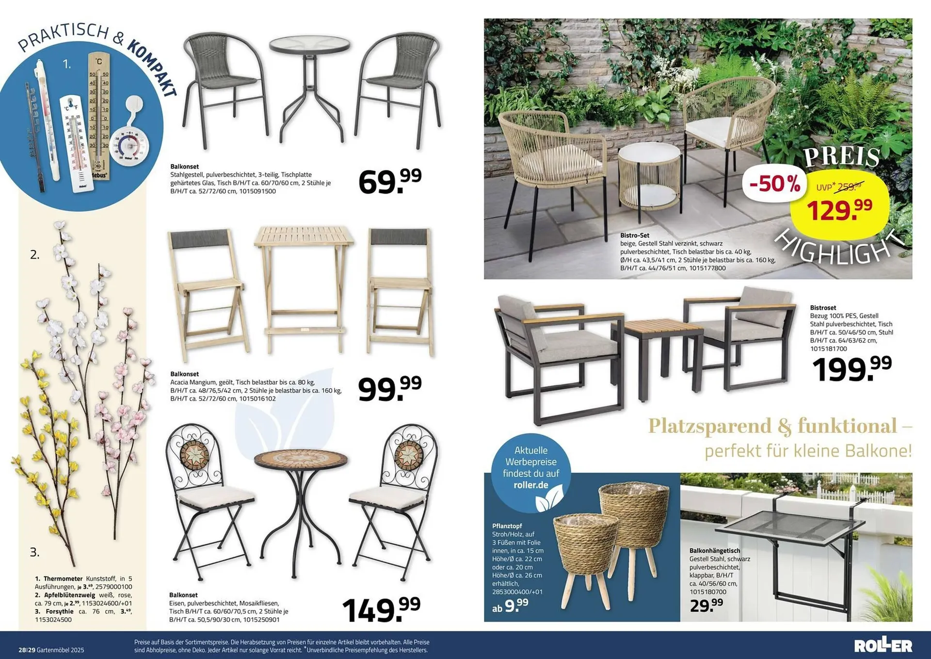 ROLLER Prospekt von 25. März bis 28. September 2025 - Prospekt seite 15