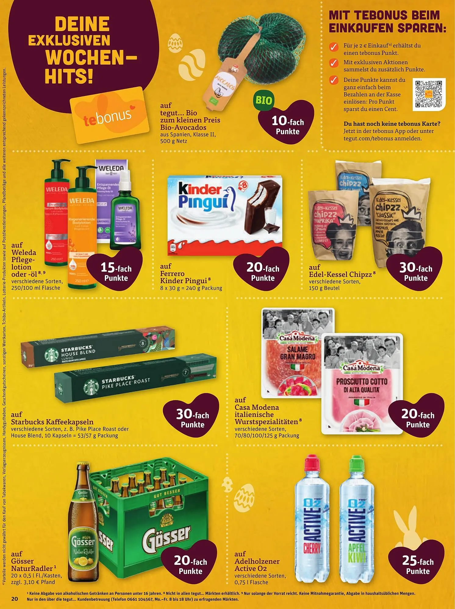 Tegut Prospekt von 27. März bis 28. März 2026 - Prospekt seite 22