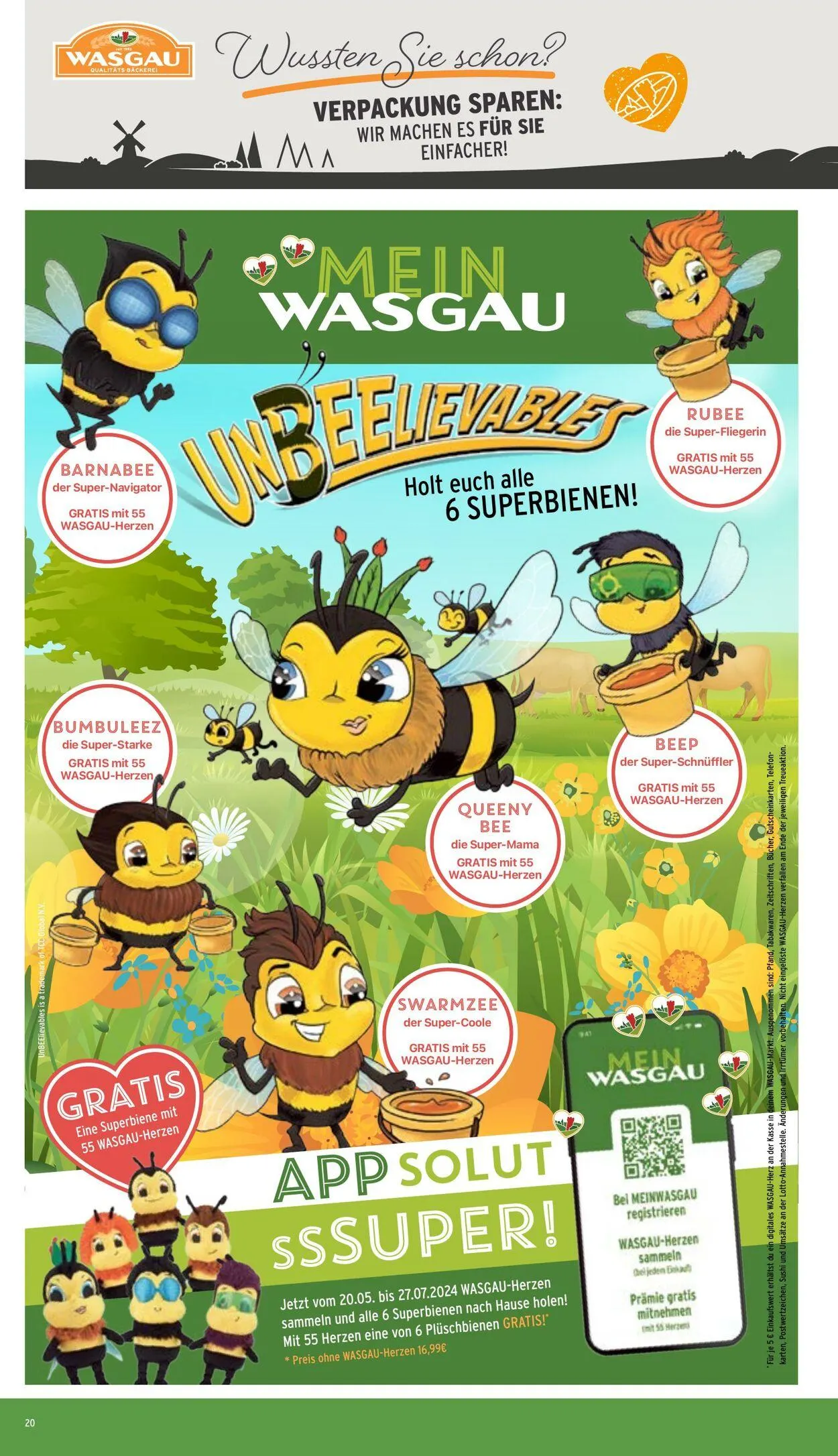 WASGAU Aktueller Prospekt von 20. April bis 4. Mai 2025 - Prospekt seite 20