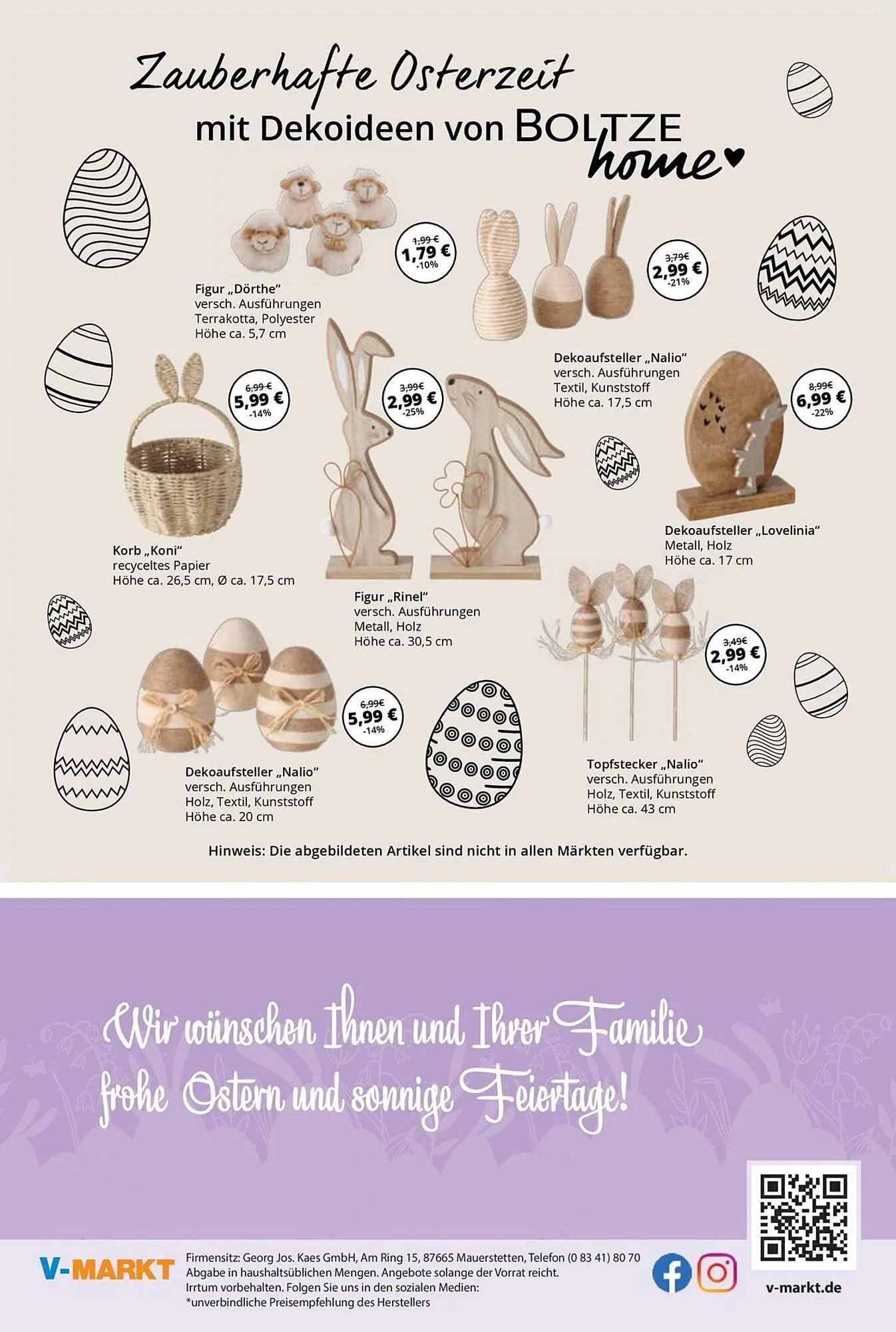 V Markt Prospekt von 3. April bis 19. April 2025 - Prospekt seite 16