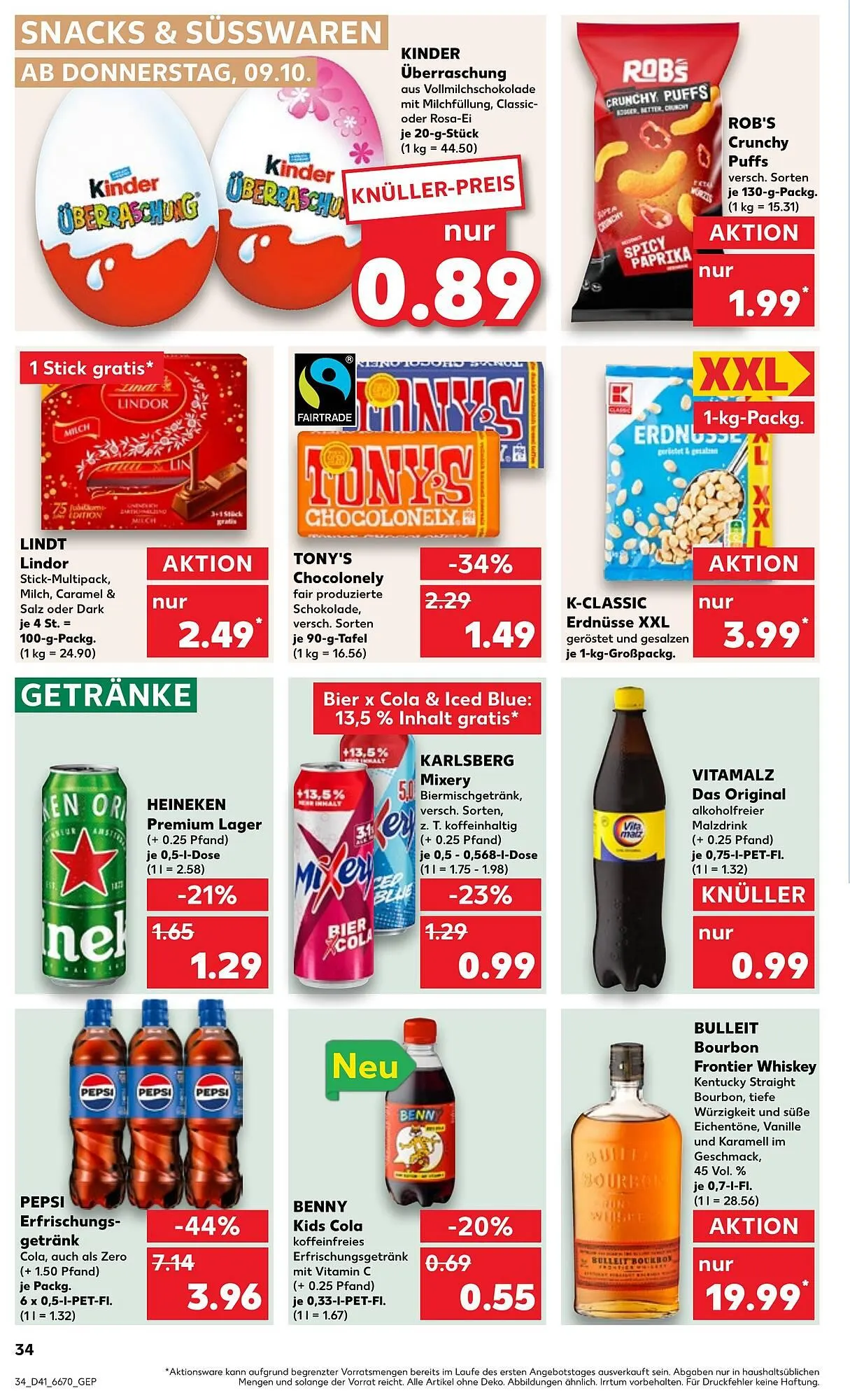 Kaufland Prospekt von 9. Oktober bis 15. Oktober 2025 - Prospekt seite 34