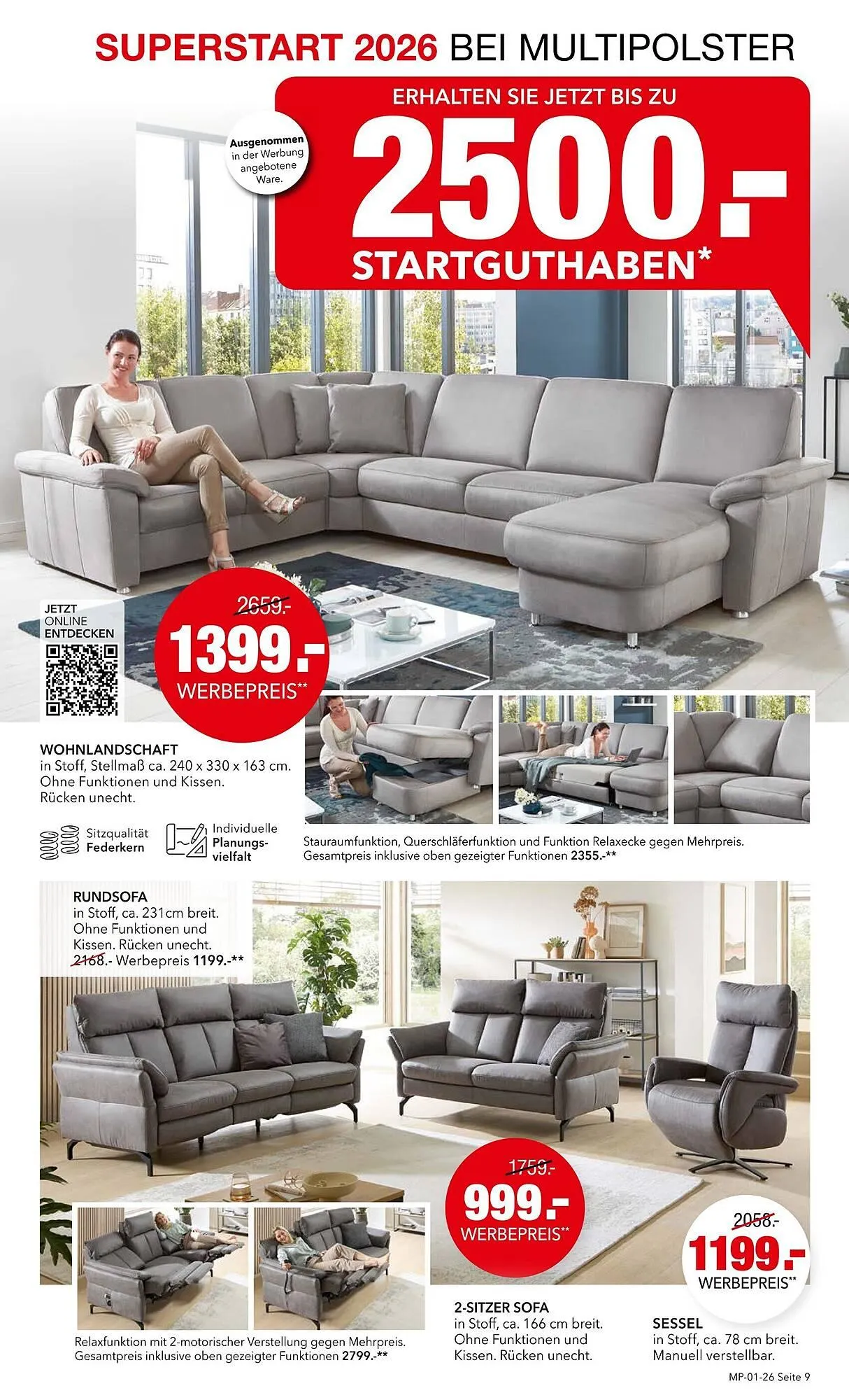 Multipolster Prospekt von 12. Januar bis 31. Januar 2026 - Prospekt seite 9