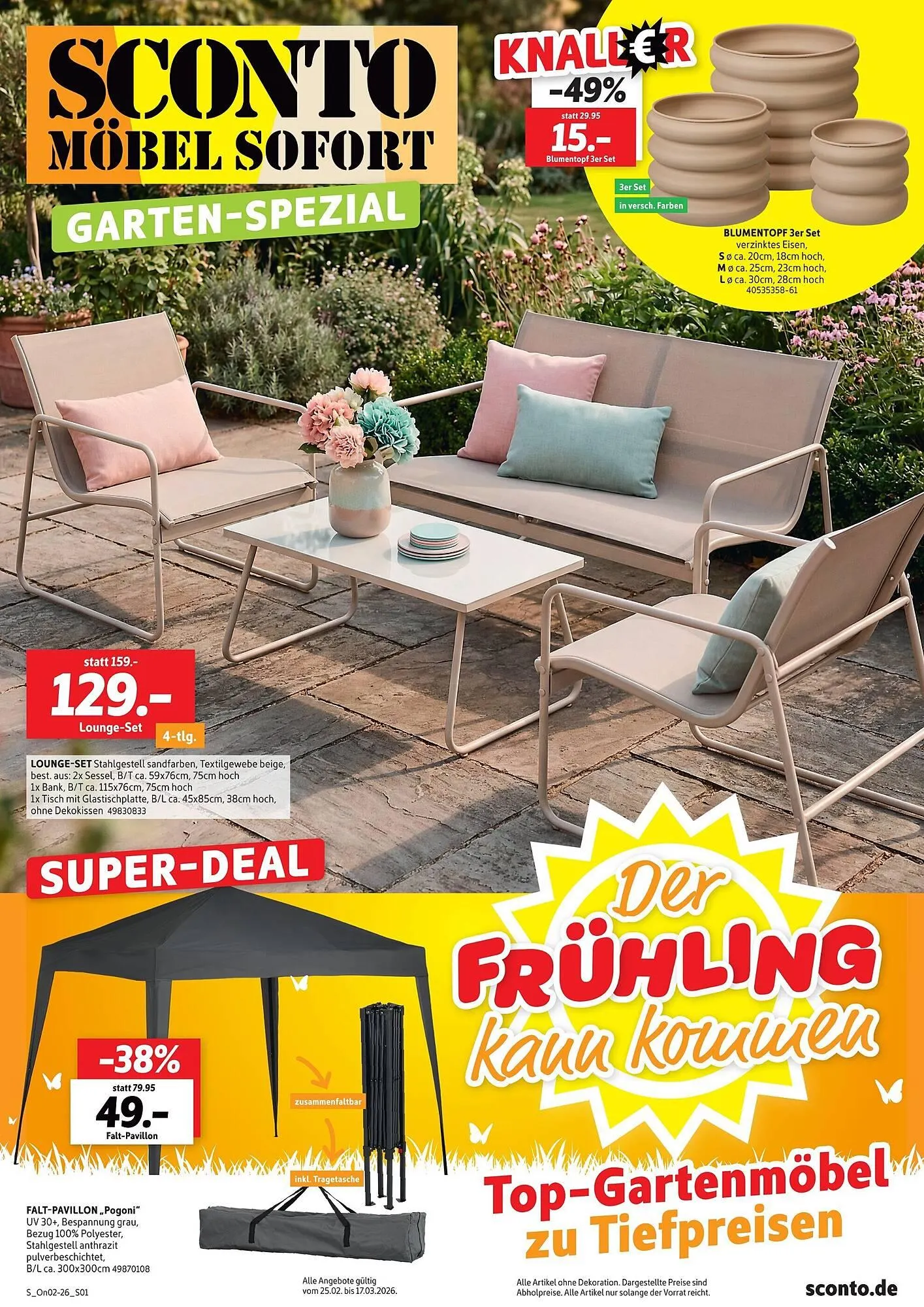 SCONTO Prospekt von 25. Februar bis 17. März 2026 - Prospekt seite 1