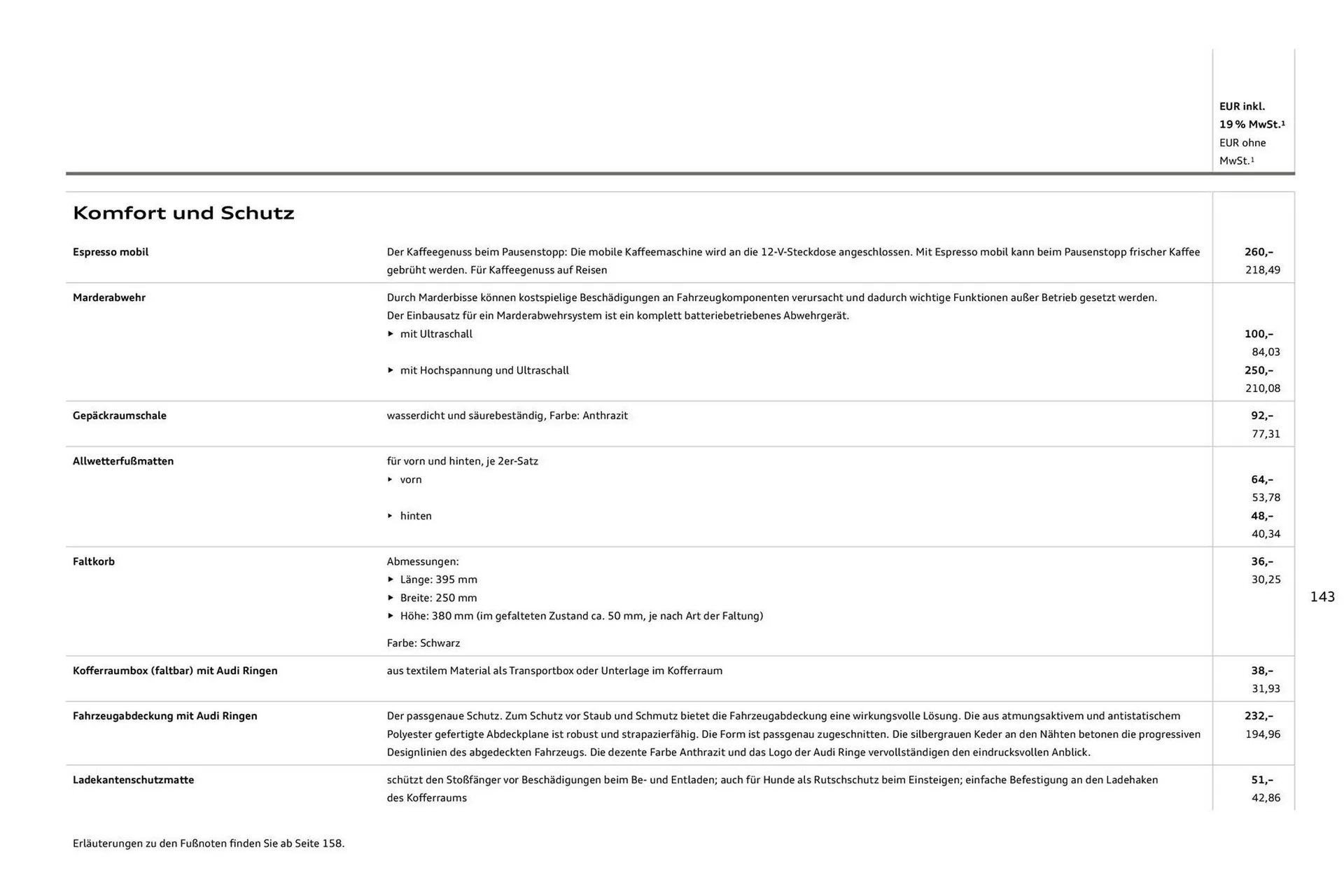 Audi Prospekt von 27. Juli bis 27. Juli 2026 - Prospekt seite 143