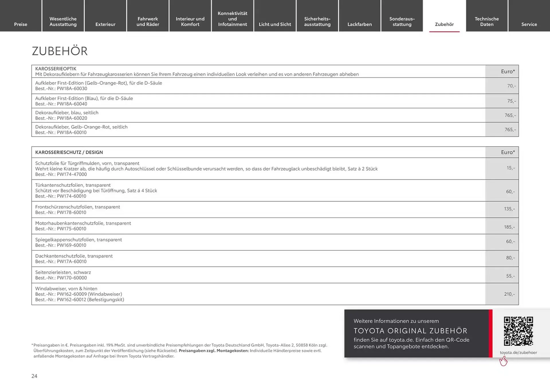 Toyota Prospekt von 21. November bis 21. November 2025 - Prospekt seite 24