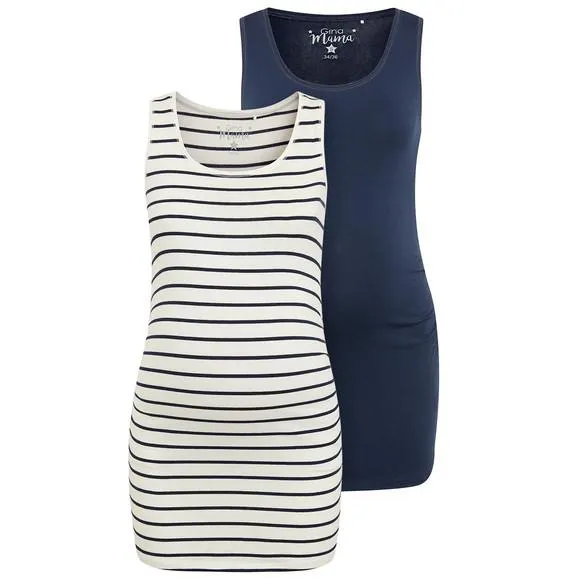 2 Damen Umstands-Tops im Set