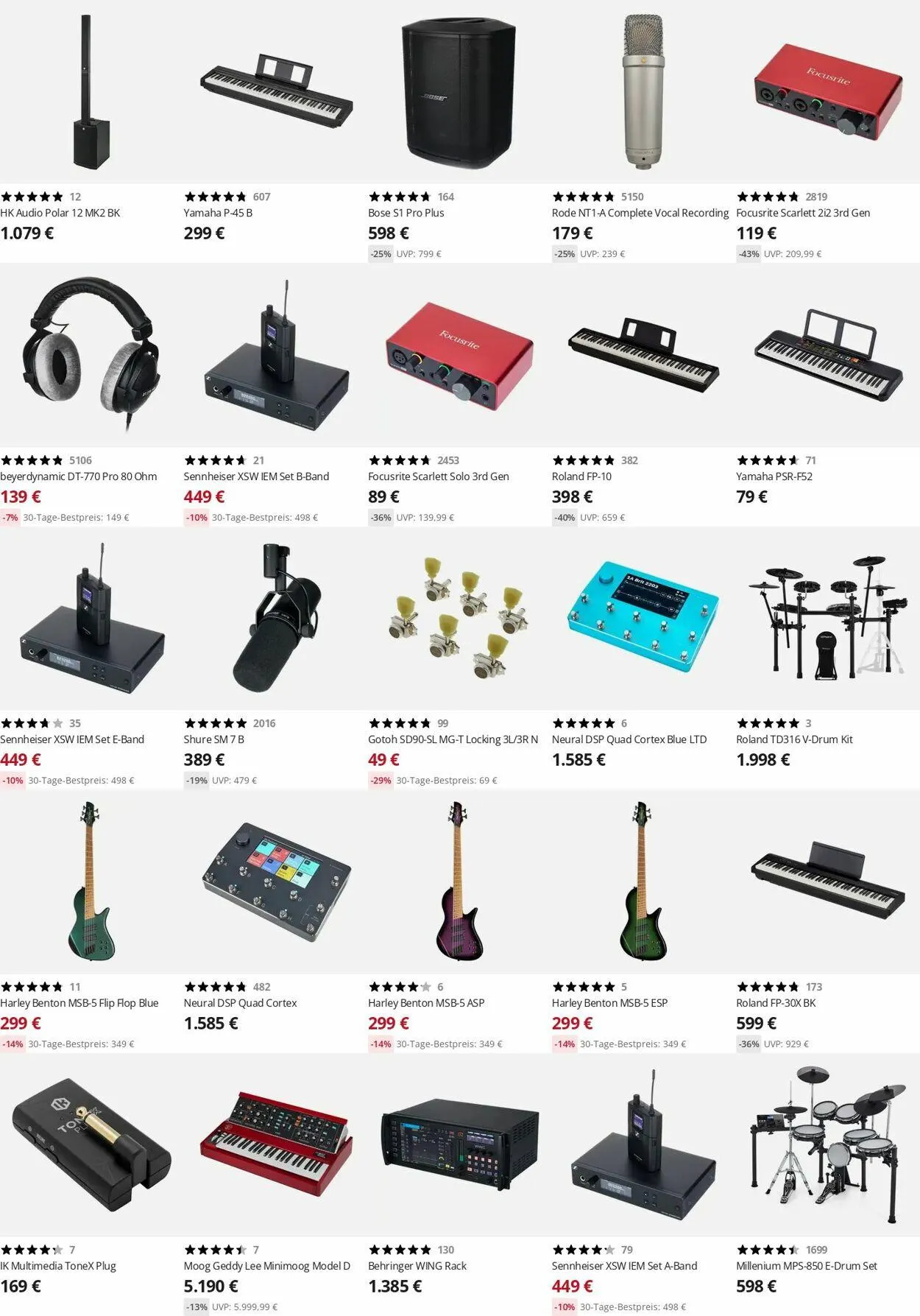 Thomann Aktueller Prospekt von 22. Dezember bis 31. Dezember 2025 - Prospekt seite 5