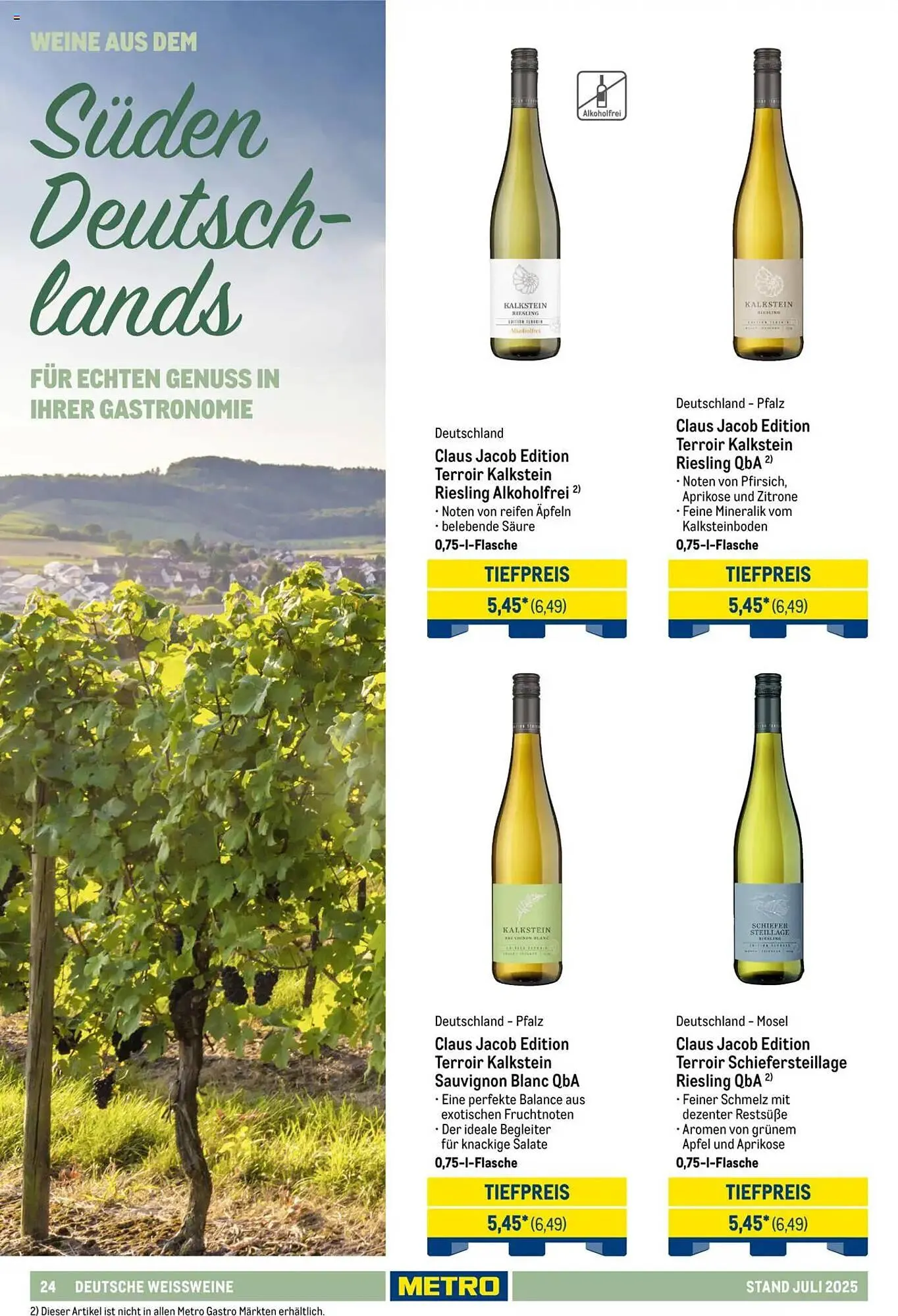 METRO Prospekt von 1. Juli bis 31. Juli 2025 - Prospekt seite 24