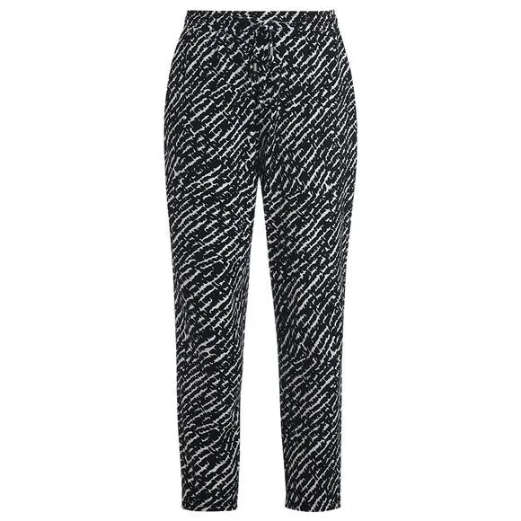 Damen Hose mit Allover-Muster