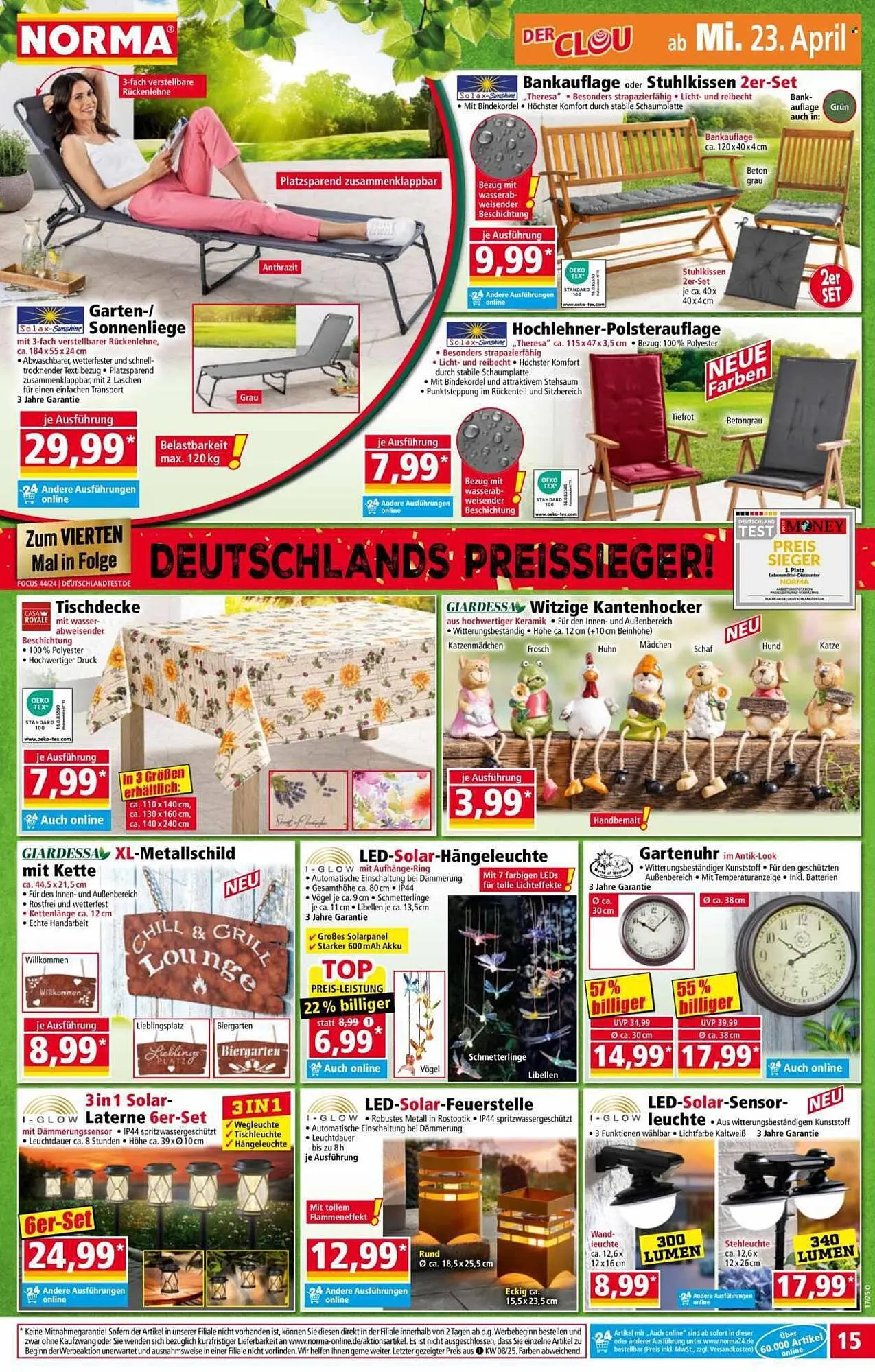 Norma Prospekt von 22. April bis 27. April 2025 - Prospekt seite 15