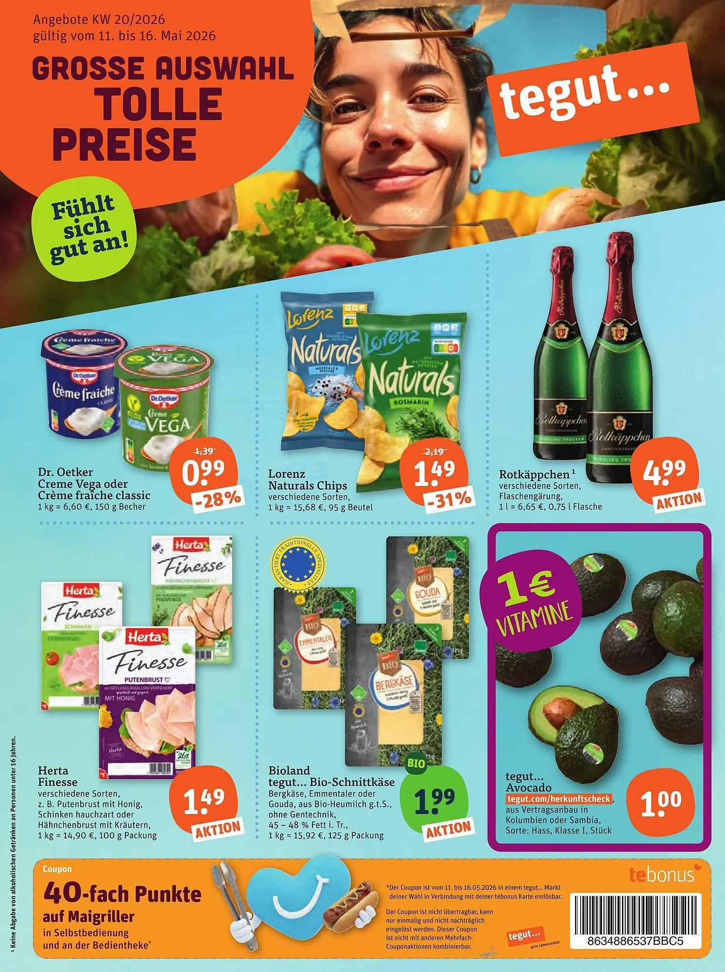 Tegut Prospekt von 15. Mai bis 16. Mai 2026 - Prospekt seite 3