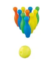 Bowlingset inkl.10 Kegel (ca. H 24cm) und 2 Kugeln