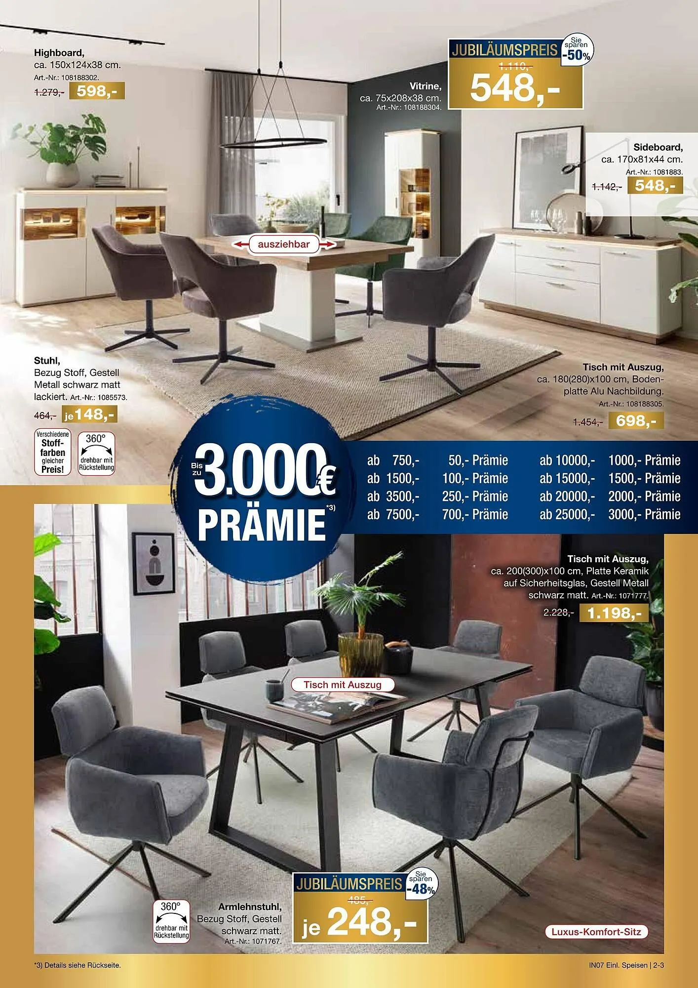 Möbel Inhofer Prospekt von 6. März bis 21. März 2026 - Prospekt seite 3