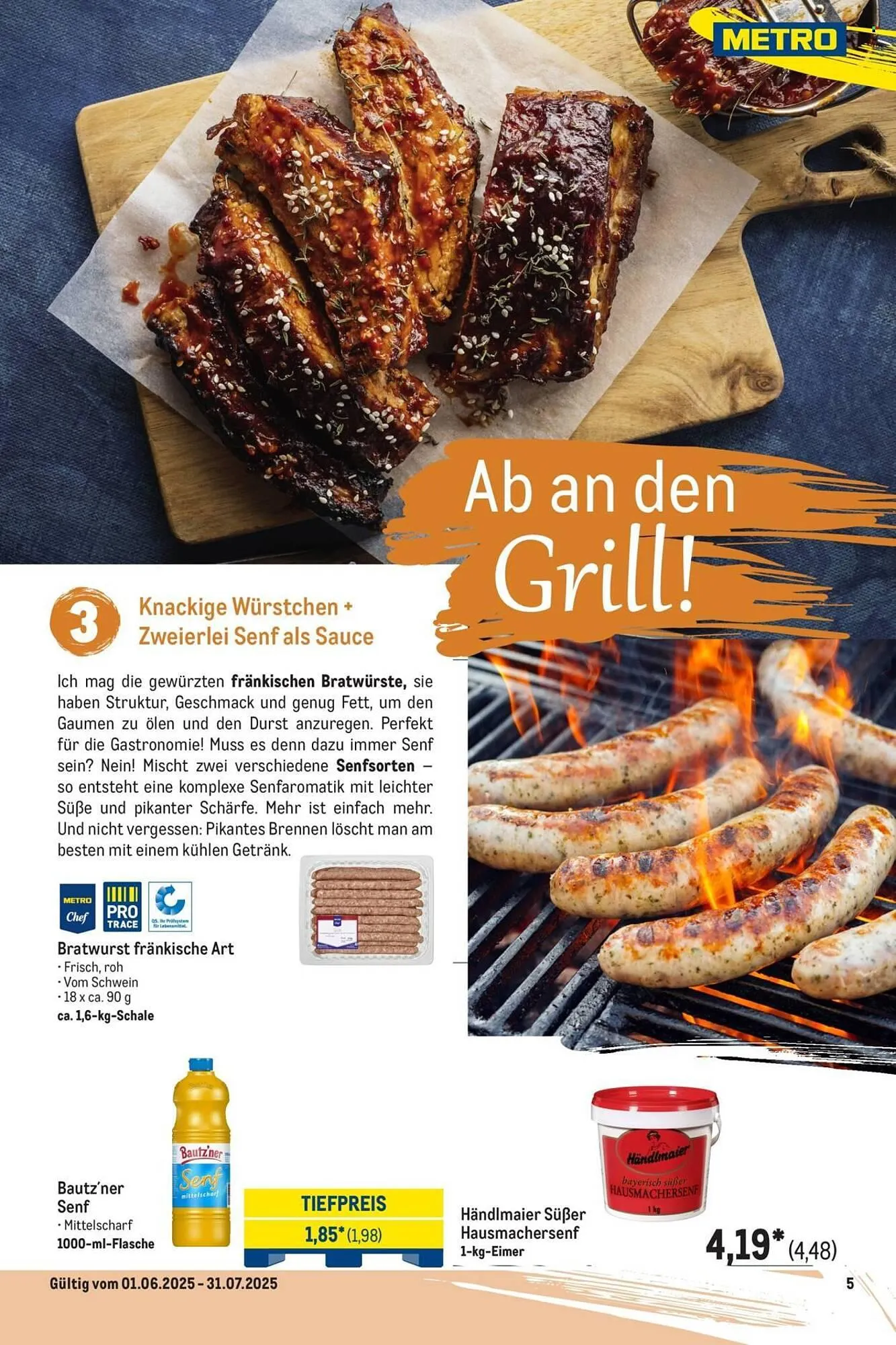 METRO Prospekt von 1. Juni bis 31. Juli 2025 - Prospekt seite 4