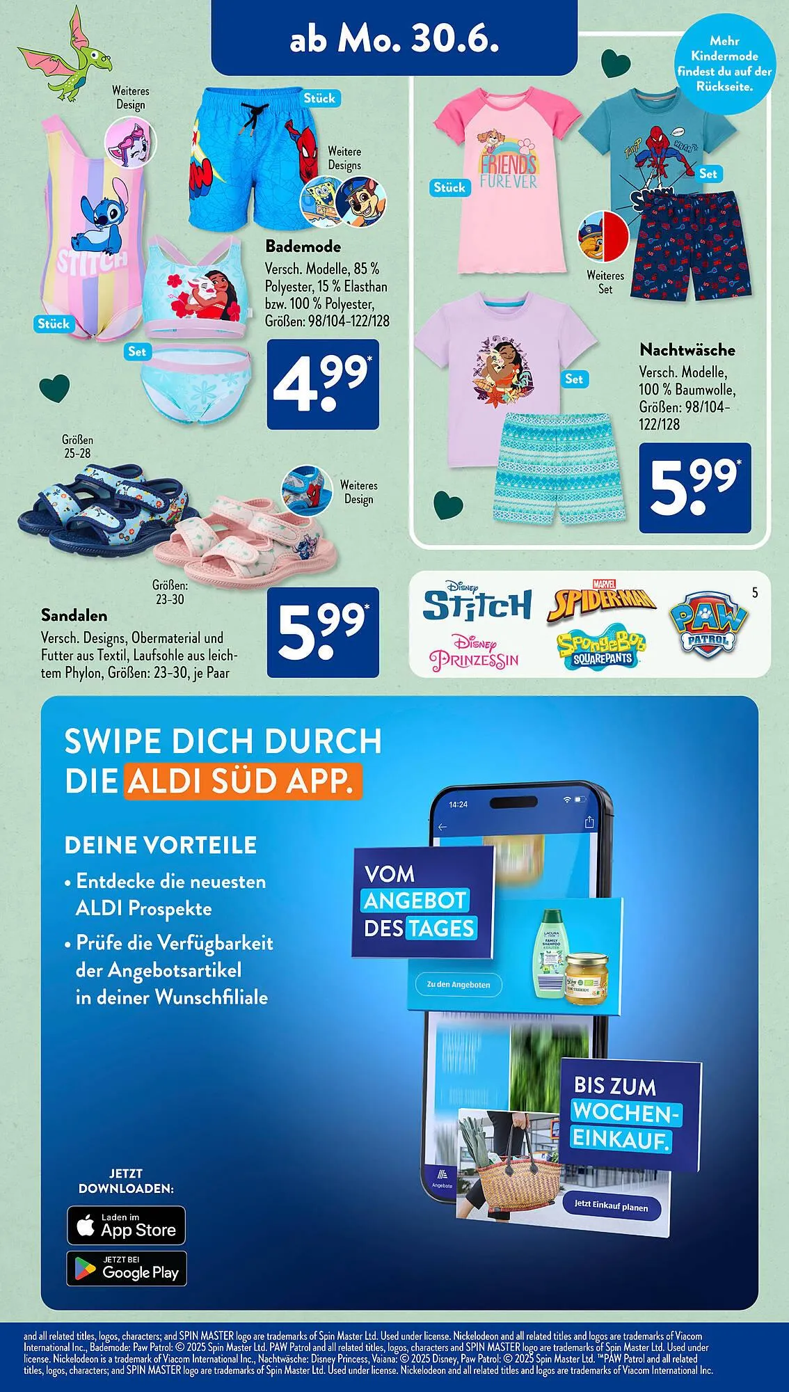 Aldi Süd Prospekt von 30. Juni bis 5. Juli 2025 - Prospekt seite 15