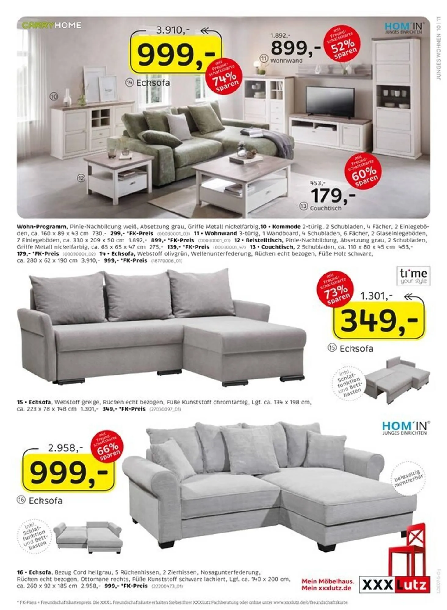 XXXLutz Prospekt von 30. Juni bis 13. Juli 2025 - Prospekt seite 11