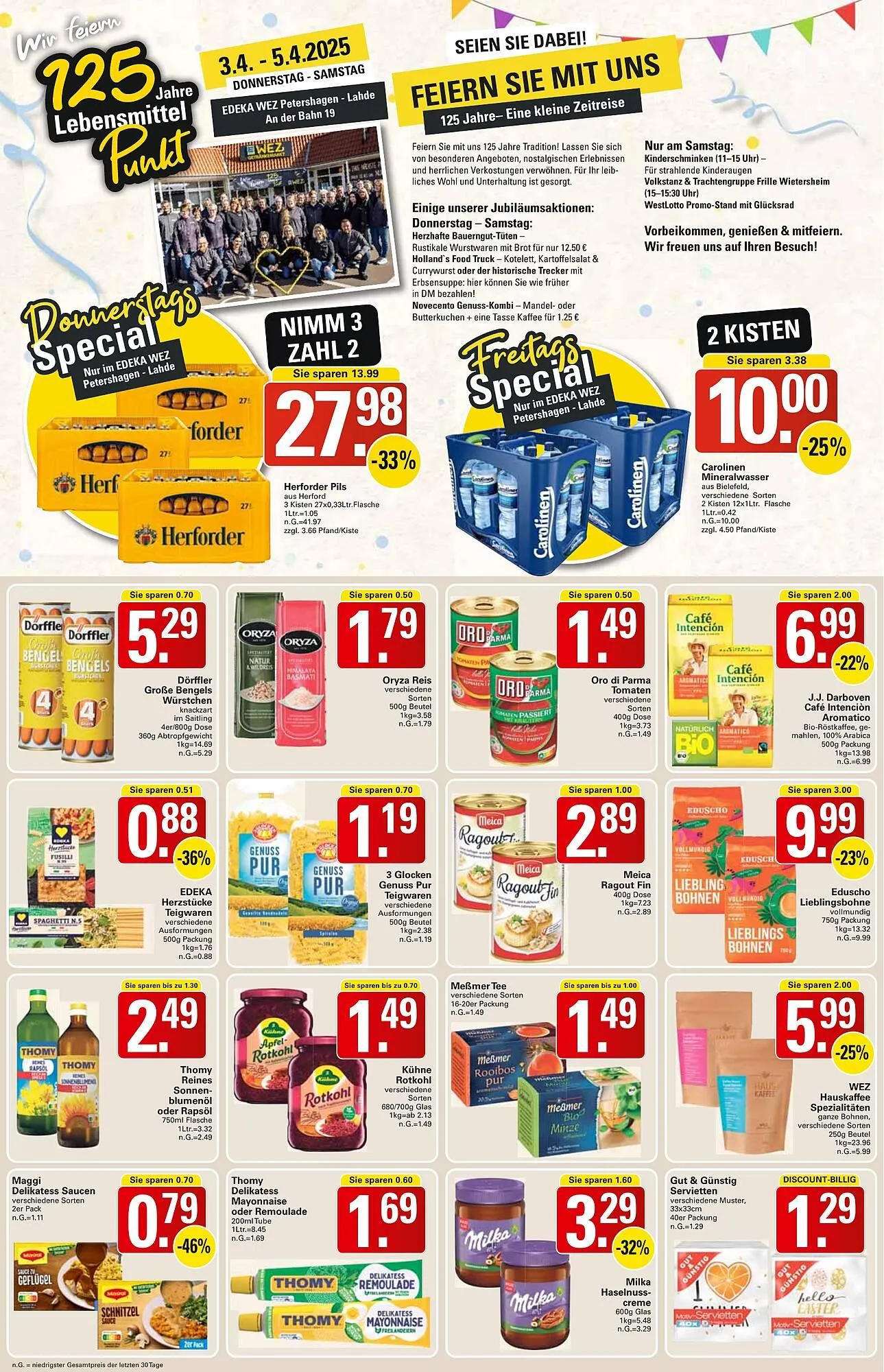 WEZ Prospekt von 31. März bis 5. April 2025 - Prospekt seite 13